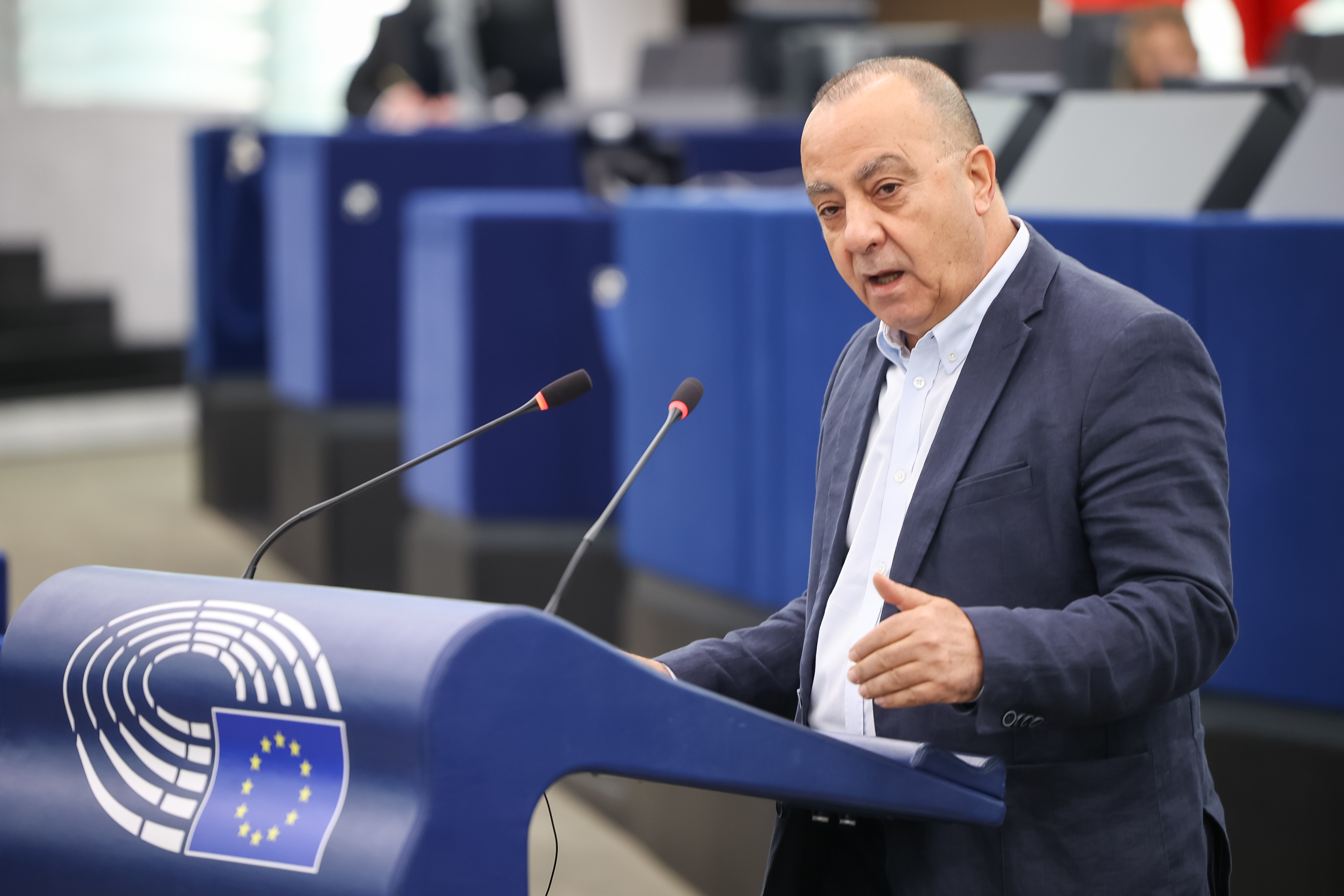cover Georgiou demands end to EU ‘double standards’ over ‘genocide’ in Israel