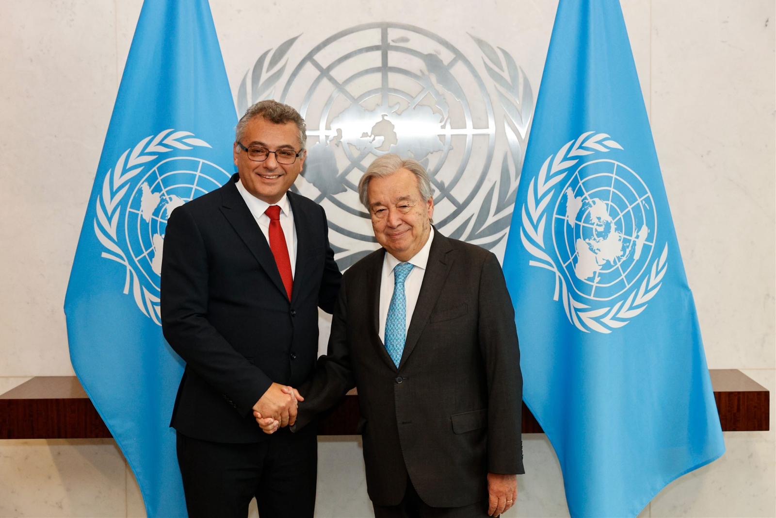 cover Erhurman meets Guterres, denies rejecting tripartite meeting 