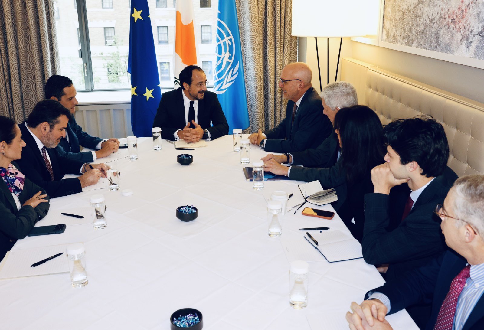 cover Christodoulides discusses Cyprus’ strategic role with AJC