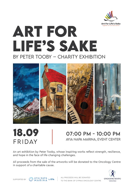 image &#8216;Art for Life&#8217;s Sake&#8217;: Ayia Napa Marina to host charity exhibition for BoC&#8217;s Oncology Centre