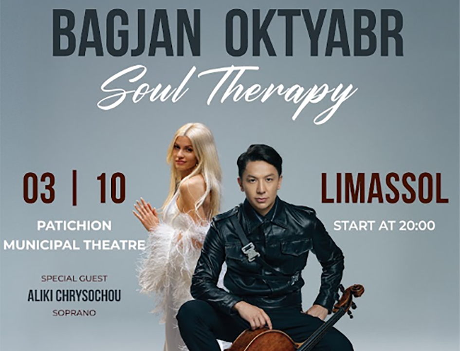 cover World-renowned cellist brings Soul Therapy to Cyprus