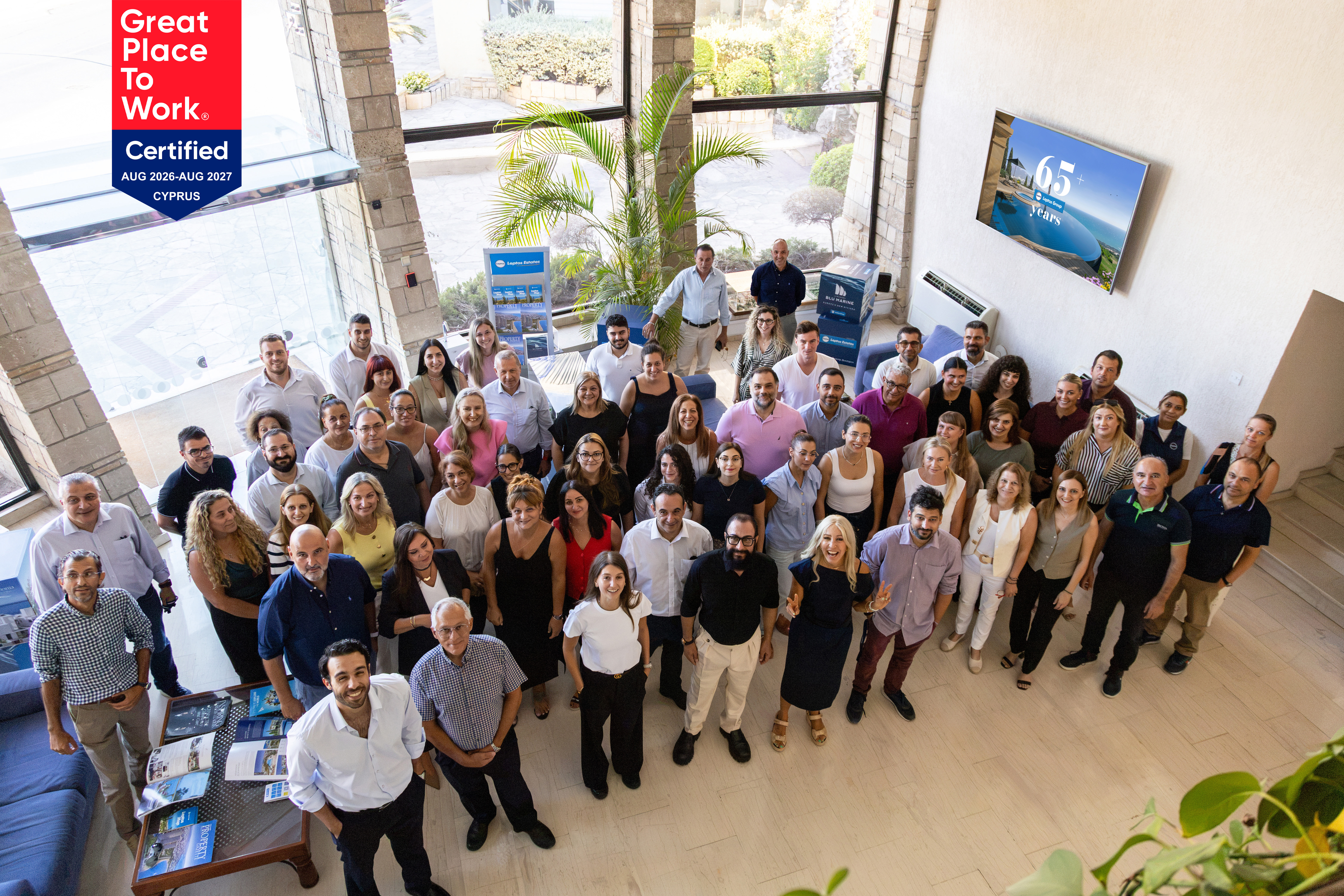 image Leptos Estates is certified as a Great Place to Work®. 