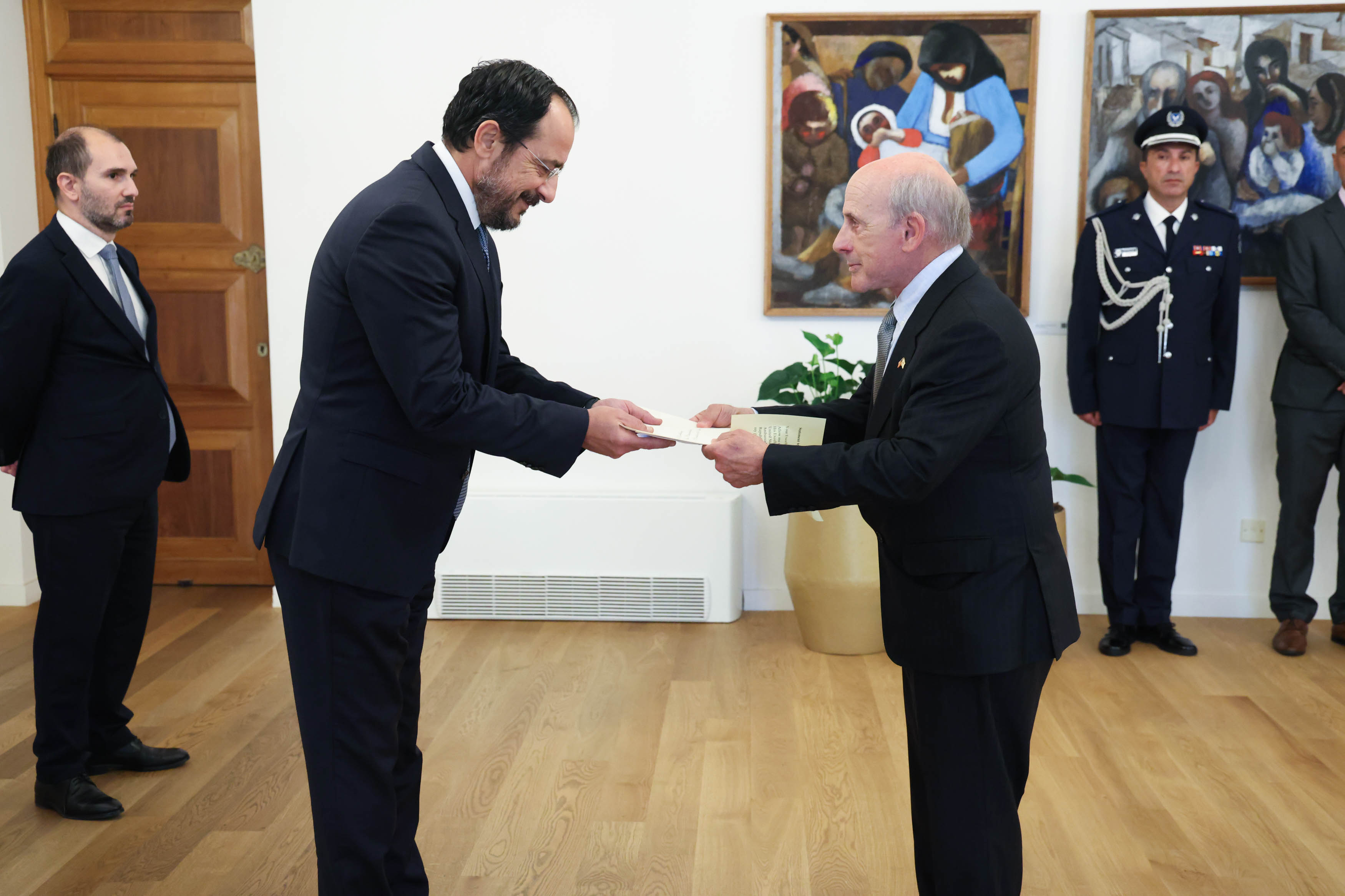 image New US ambassador presents credentials to Christodoulides