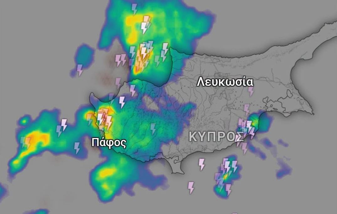 image Thunderstorms in wide parts of the island