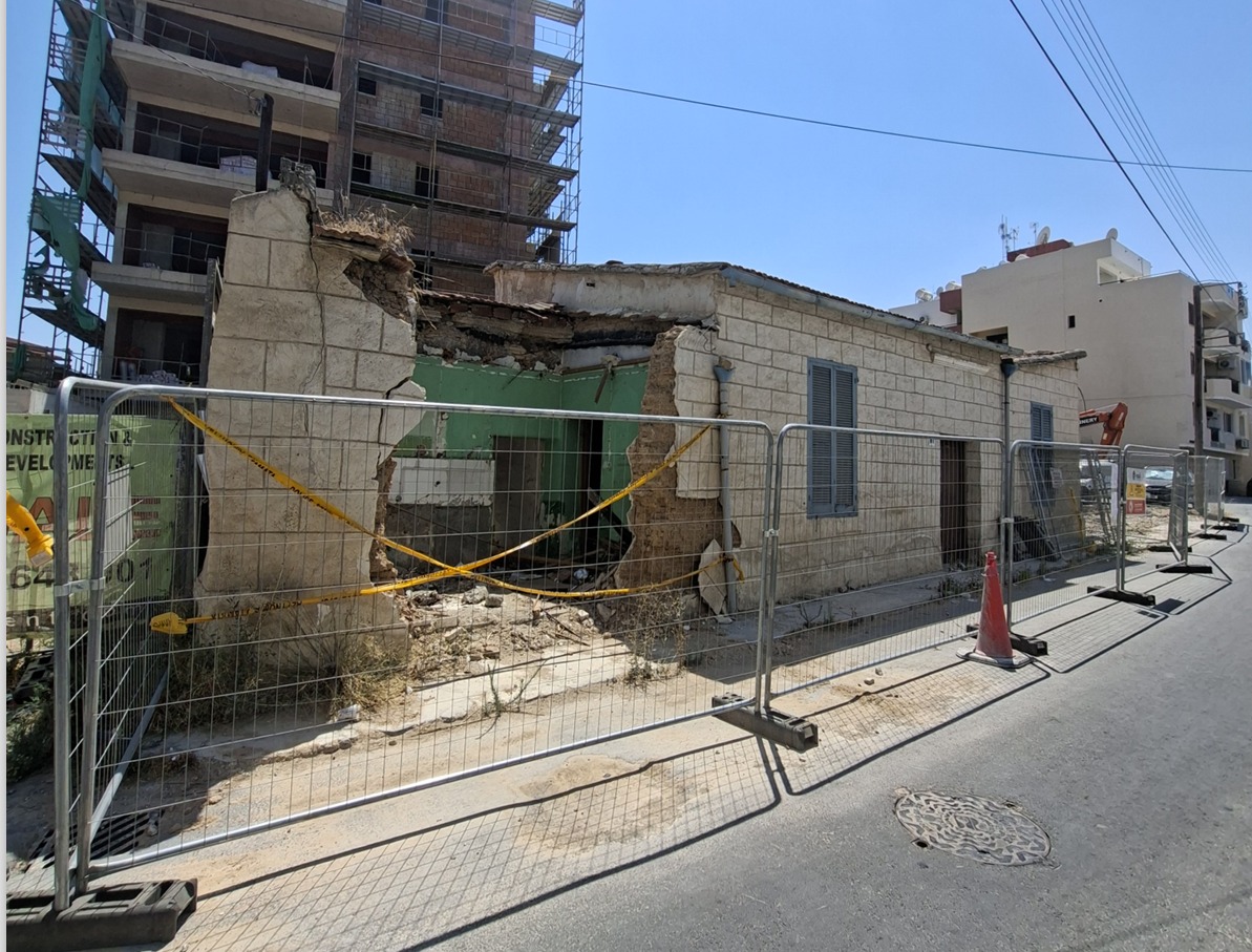 Larnaca EOA, dangerous buildings, safety, unsafe buildings, construction