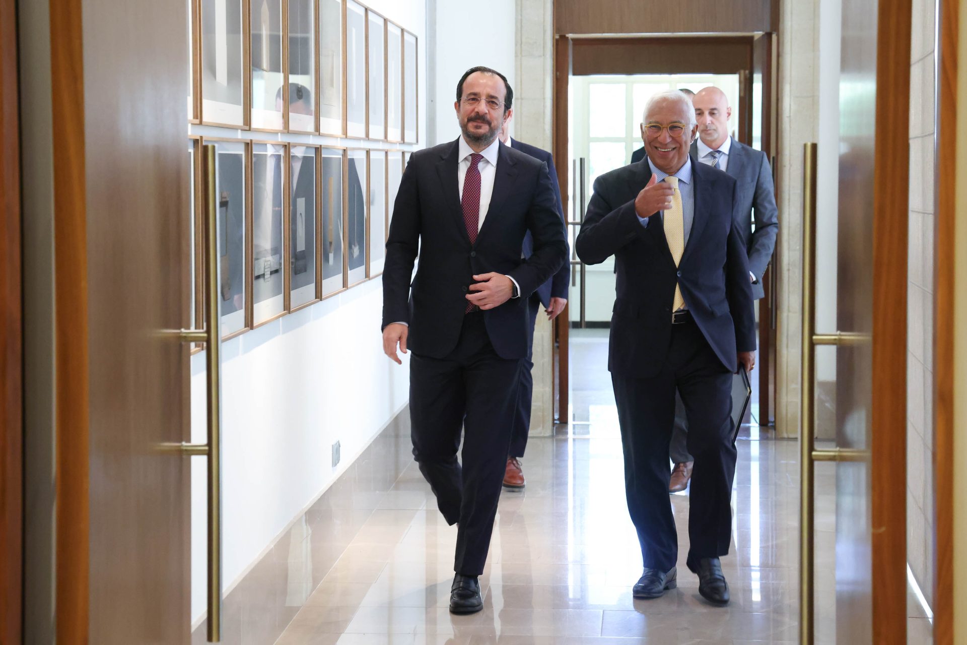 EU, European Union, Costa, Antonio Costa, Nikos Christodoulides, presidential palace
