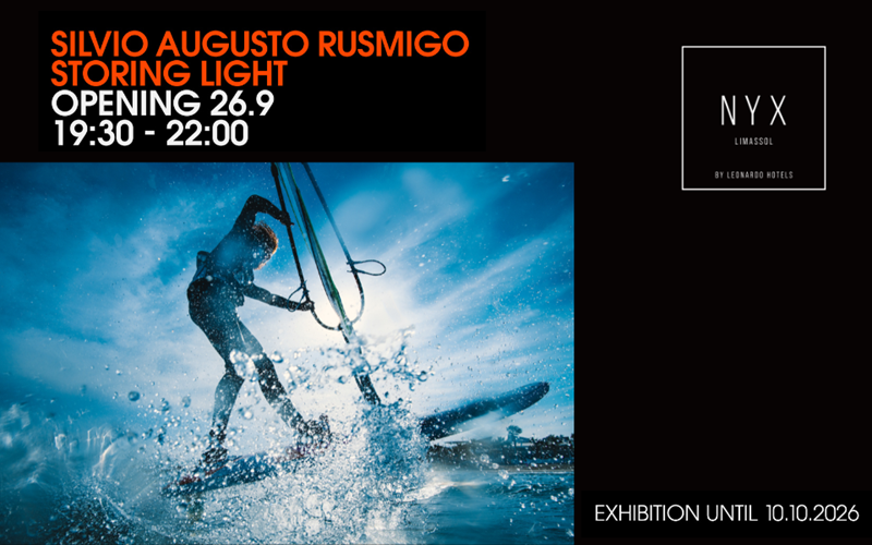 ‘Storing Light’: Silvio Augusto Rusmigo presents new photo exhibition at NYX Hotel Limassol