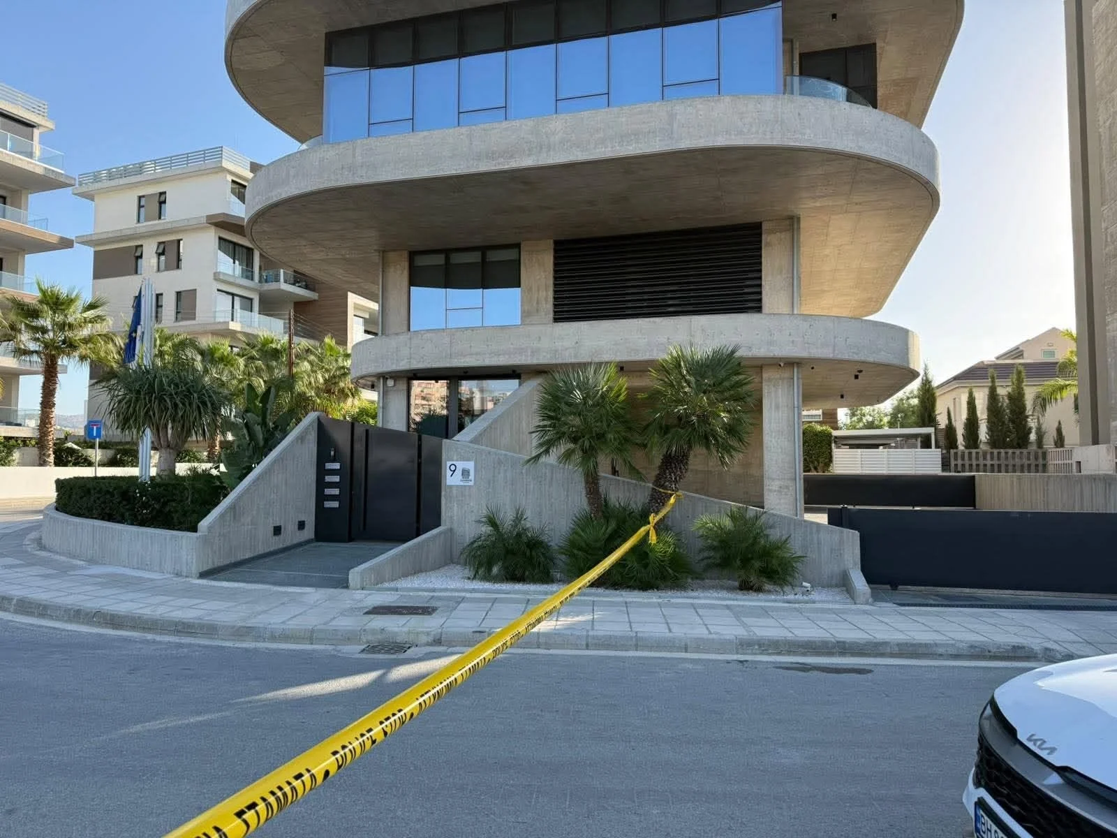 Gunmen on motorcycle open fire at Limassol business building