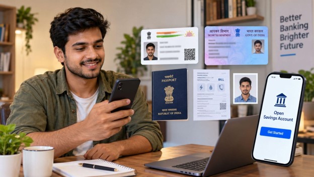 cover How to open an instant bank account online with only PAN and Aadhaar
