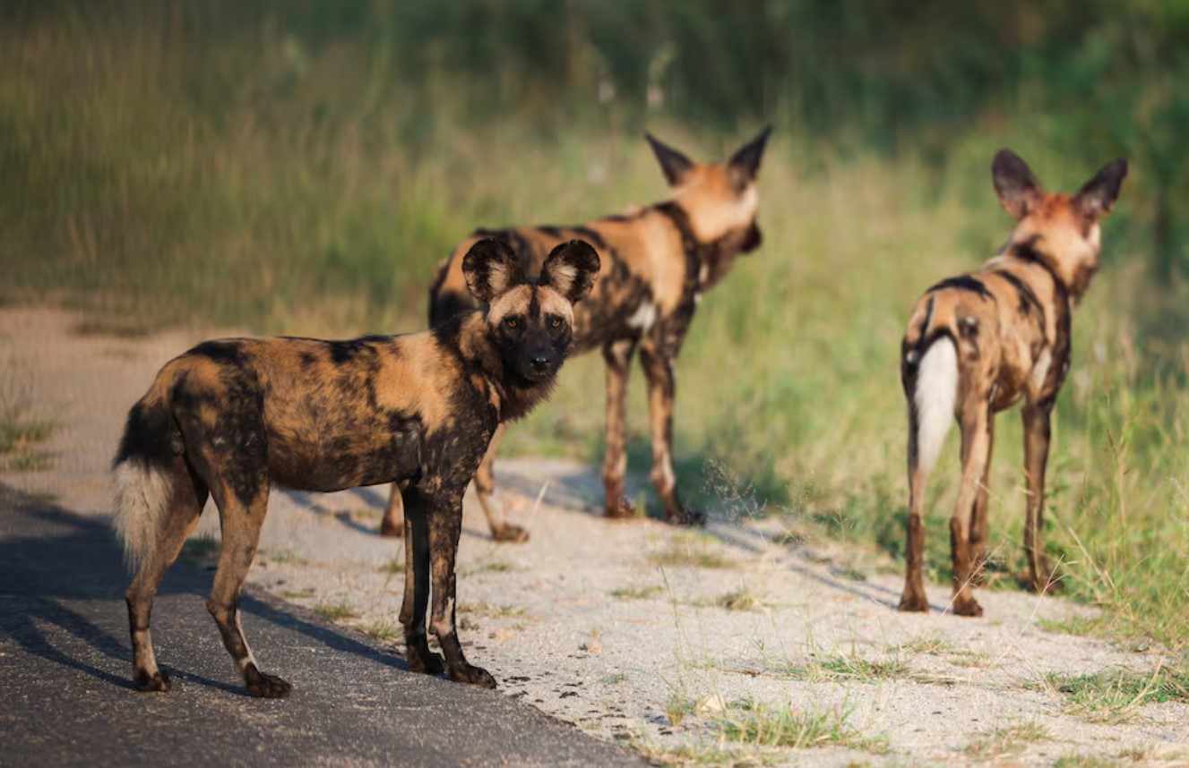 cover African wild dogs trek thousands of kilometres to find mates, study shows