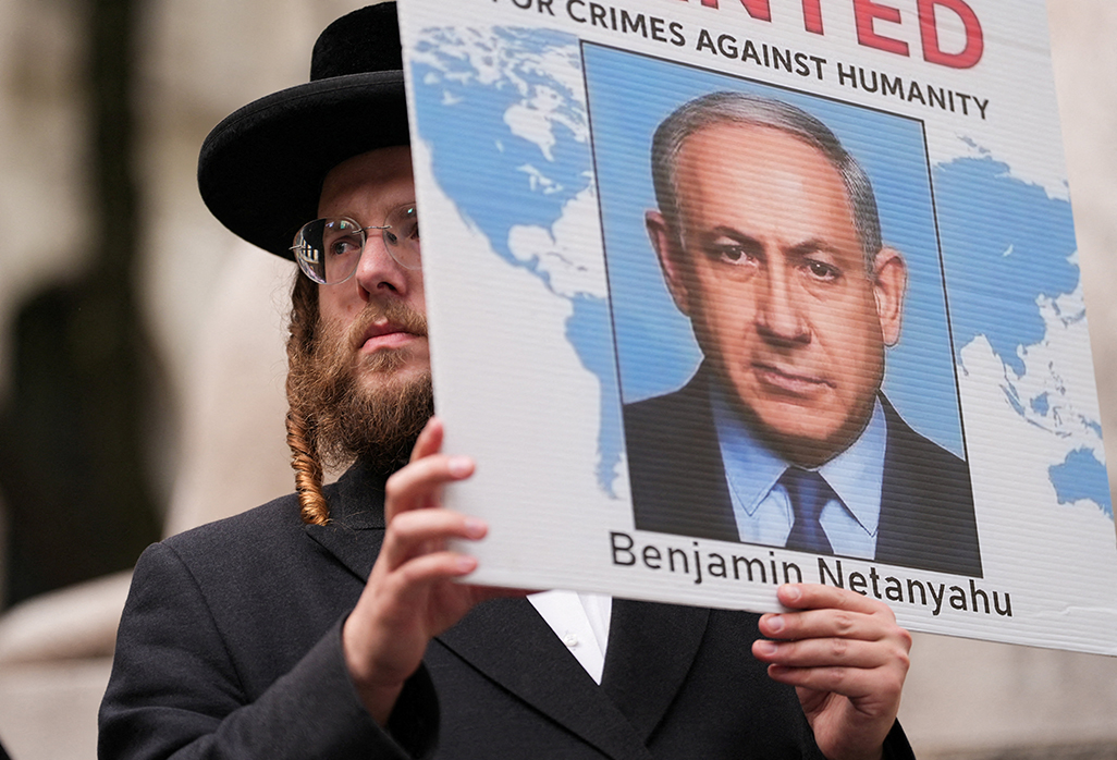 cover Using old election playbook, Netanyahu projects image as Israel&#8217;s protector
