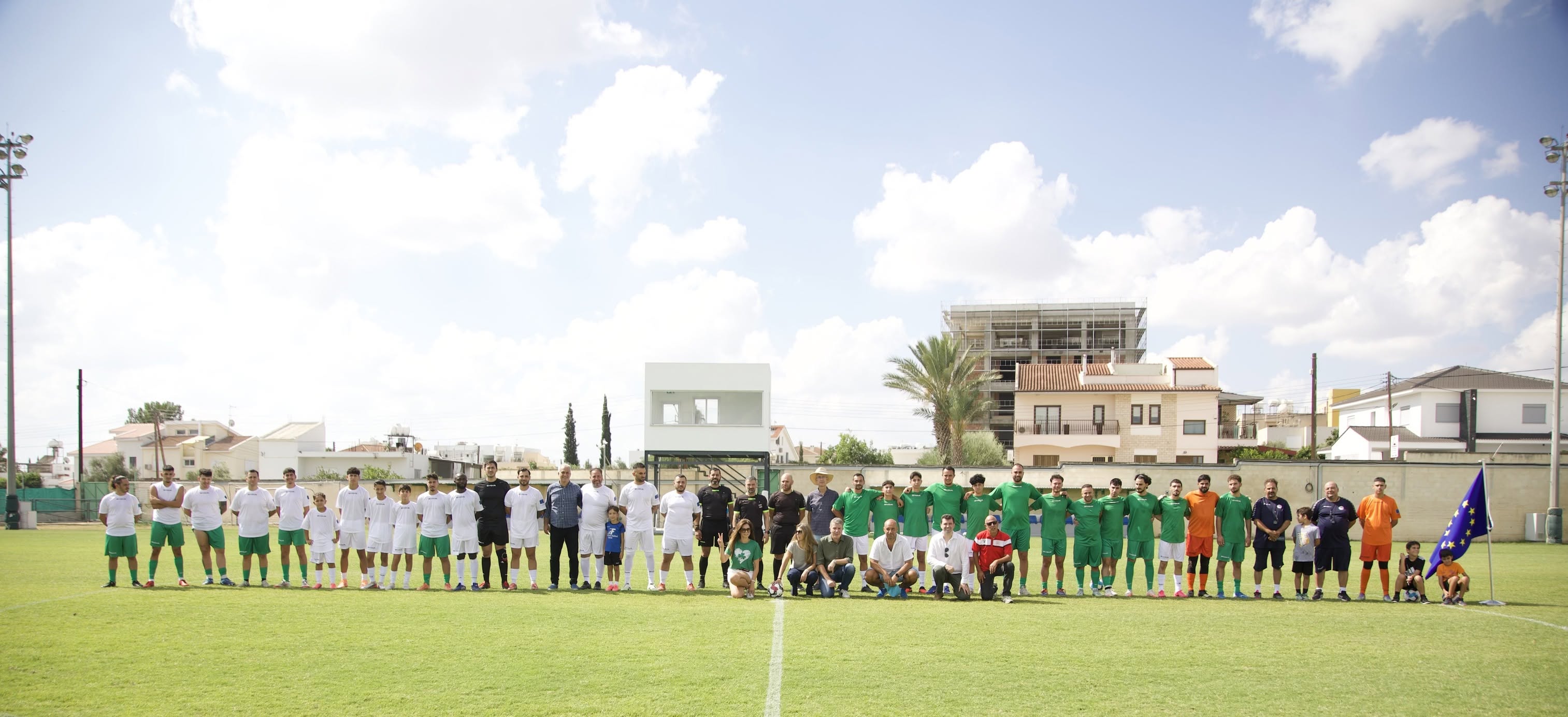 cover Bicommunal football match held in Nicosia