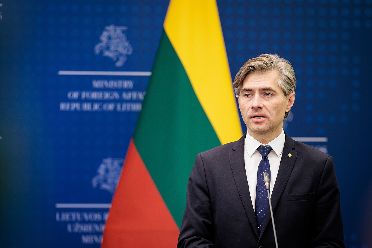 cover Not the time to soften stance over Belarus, Lithuania says