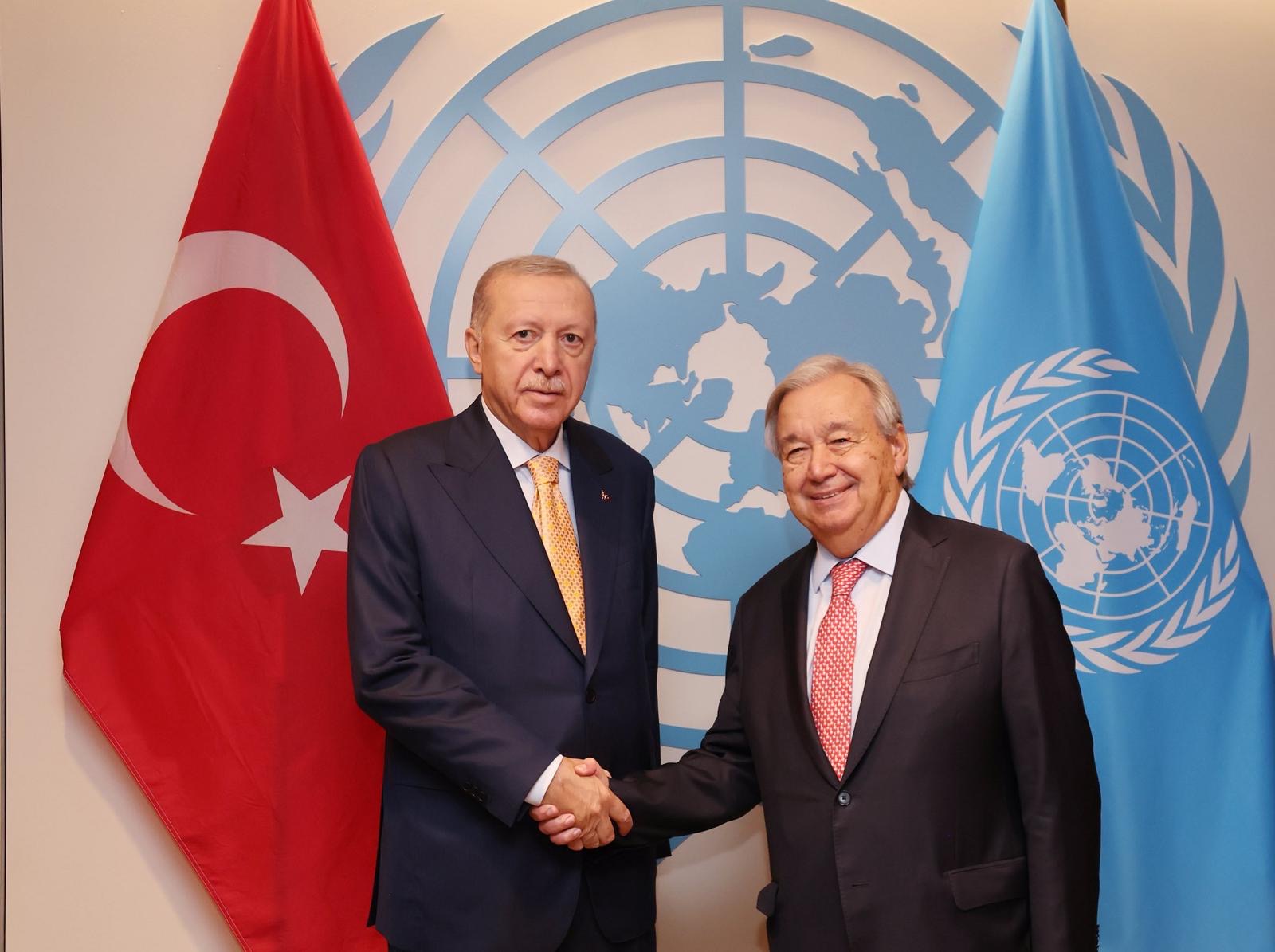 cover Guterres, Erdogan ‘exchange views’ on Cyprus problem