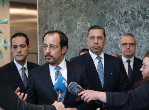 cover Christodoulides: Cyprus talks not at a deadlock