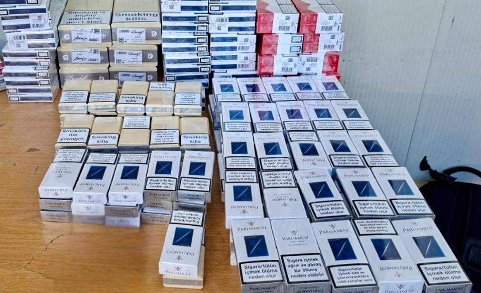 image 59 cartons of cigarettes seized at crossing points