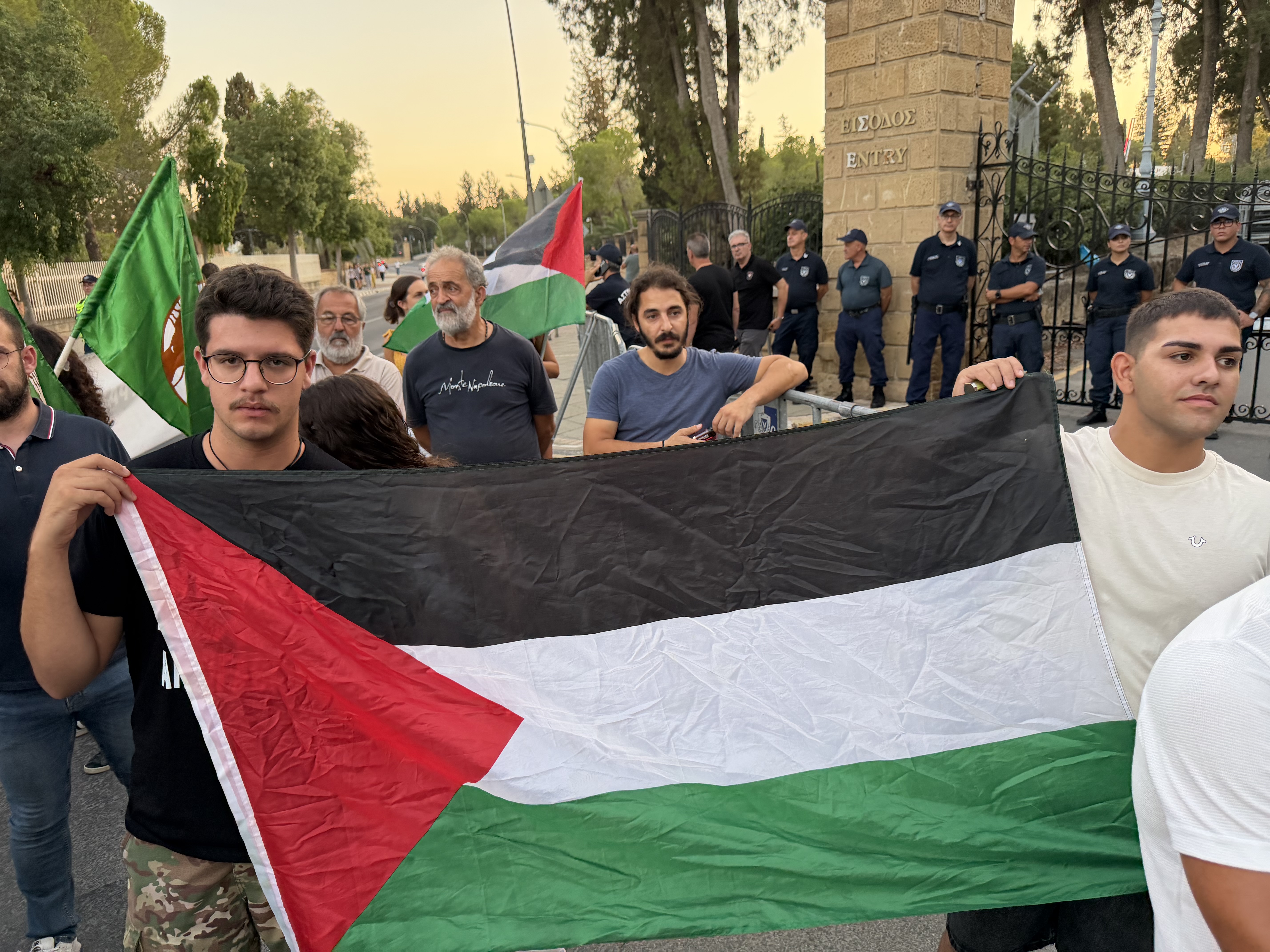 cover Protest held against Herzog visit