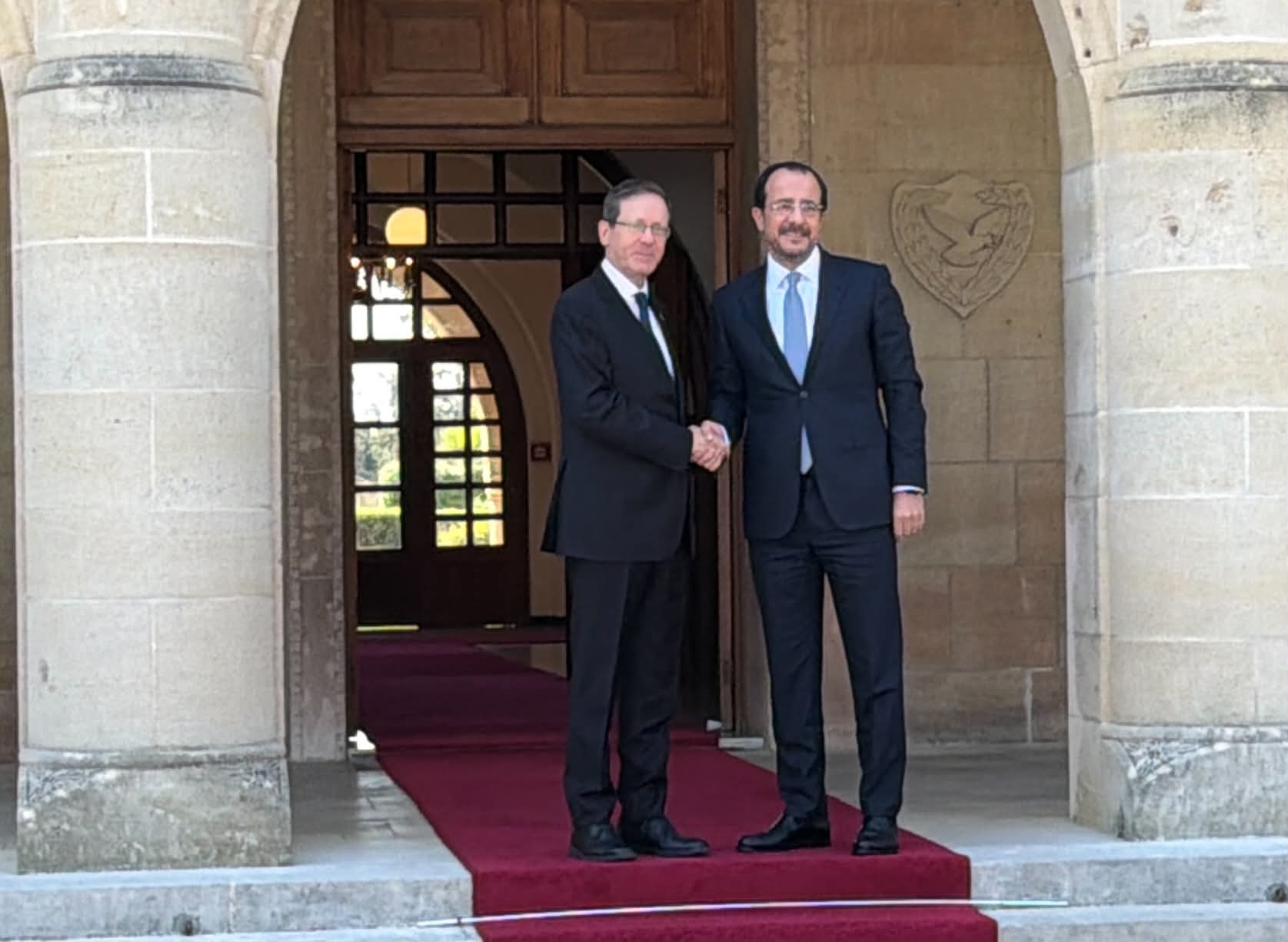 cover Herzog commends Christodoulides as a ‘great friend’ to Israel