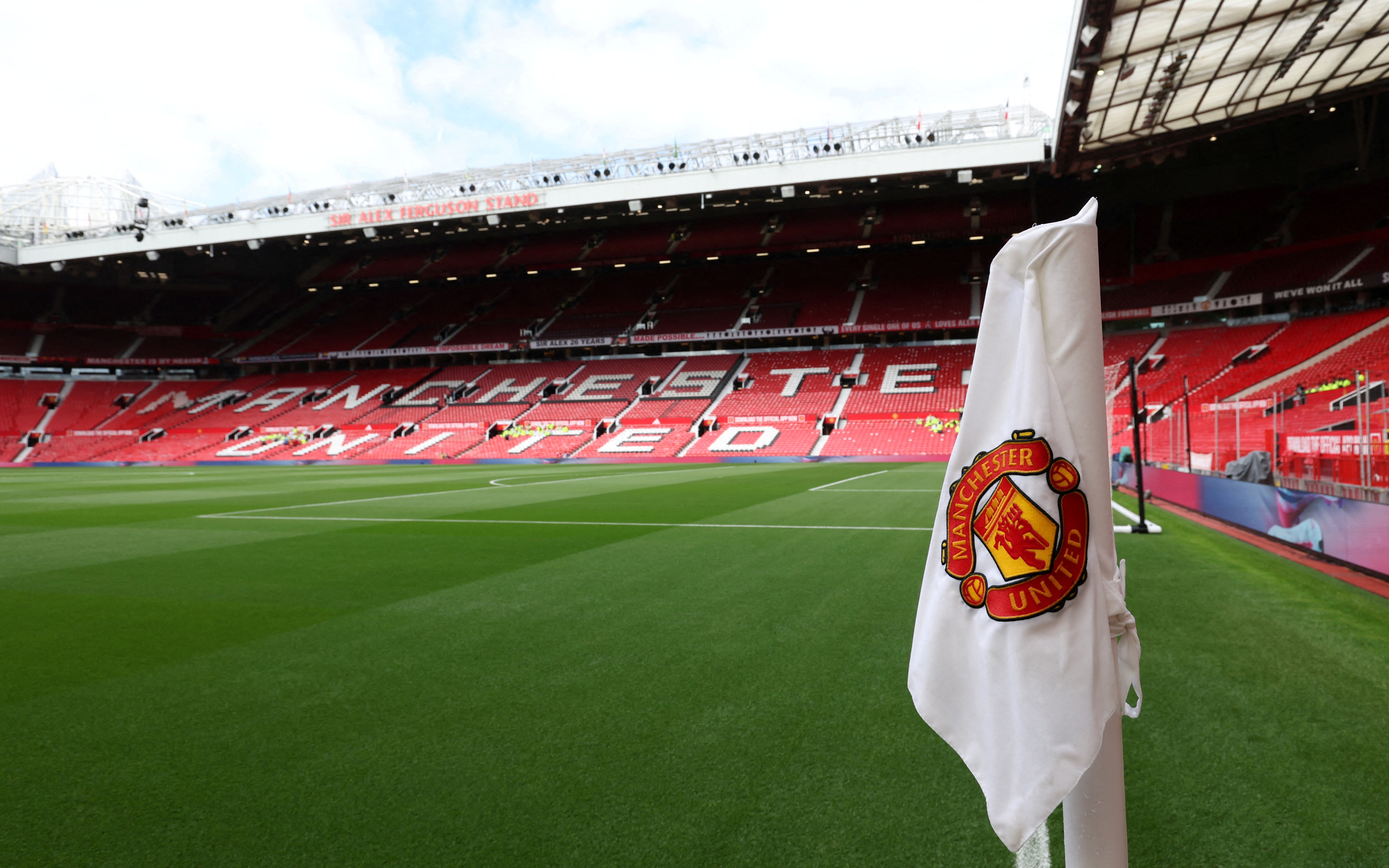 cover Man Utd put chunks of Old Trafford up for sale