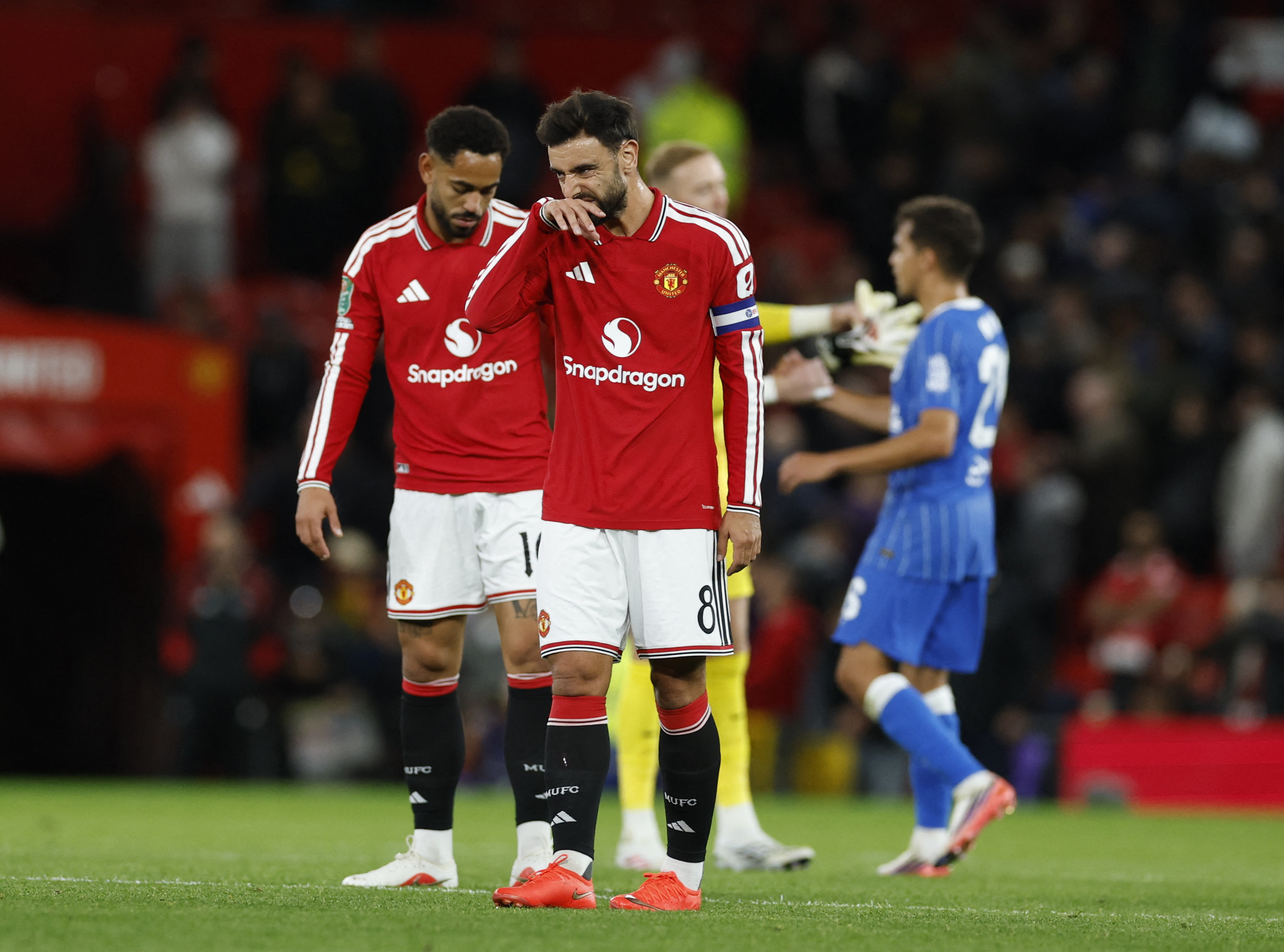 cover Man Utd out of League Cup after going 2-0 up at home and then losing 3-2 in 50-year first