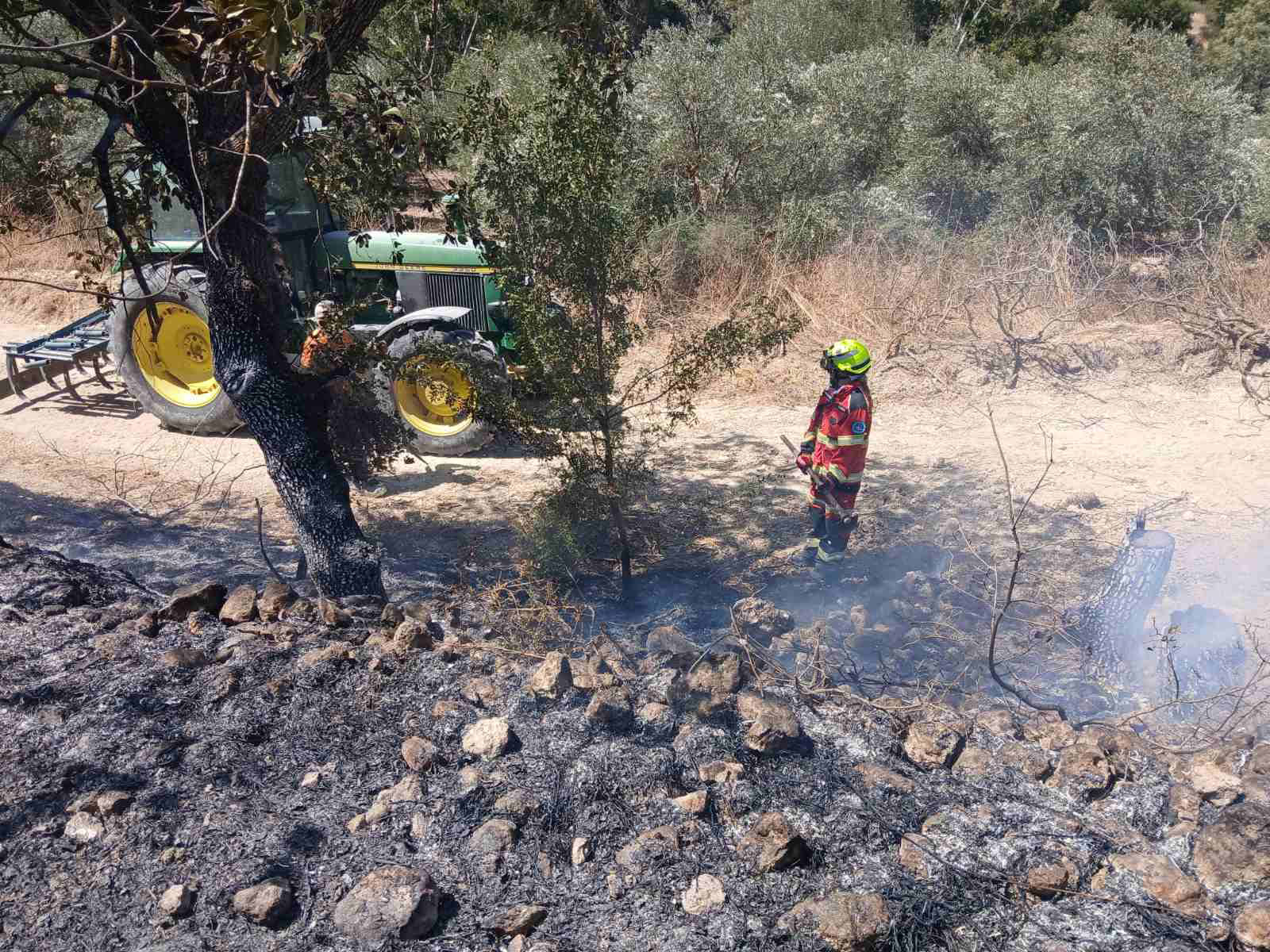 cover Fire in Kapsali burns nine acres