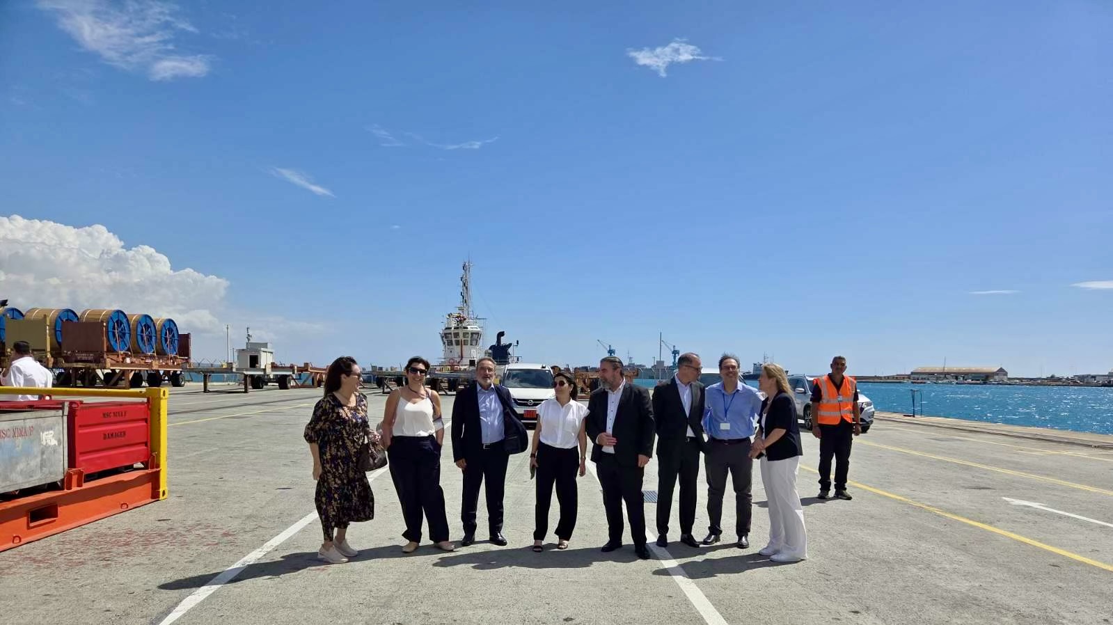 cover Transport minister briefed on Eurogate’s Limassol port operations