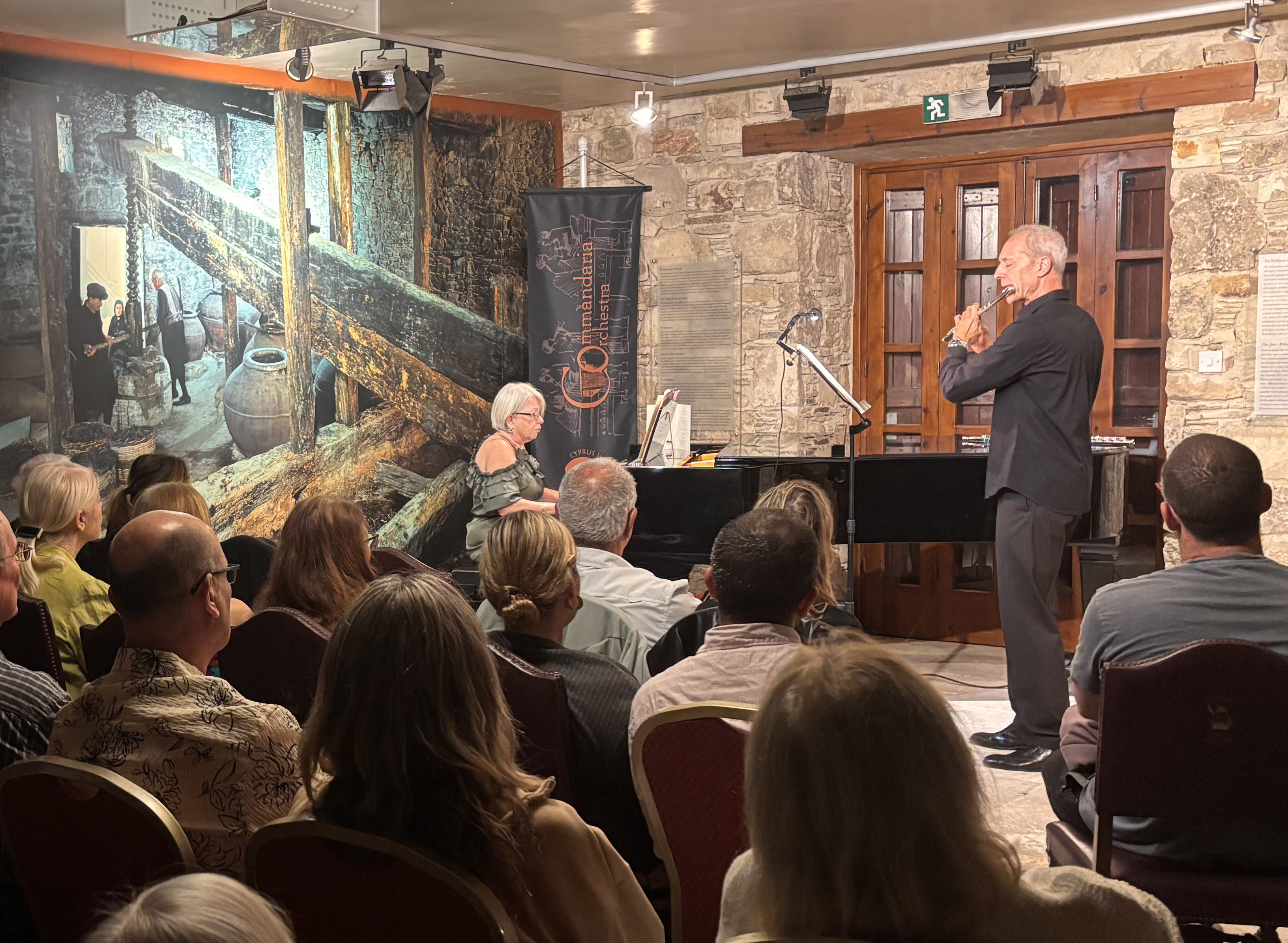 cover French music meets painting at Cyprus Wine Museum
