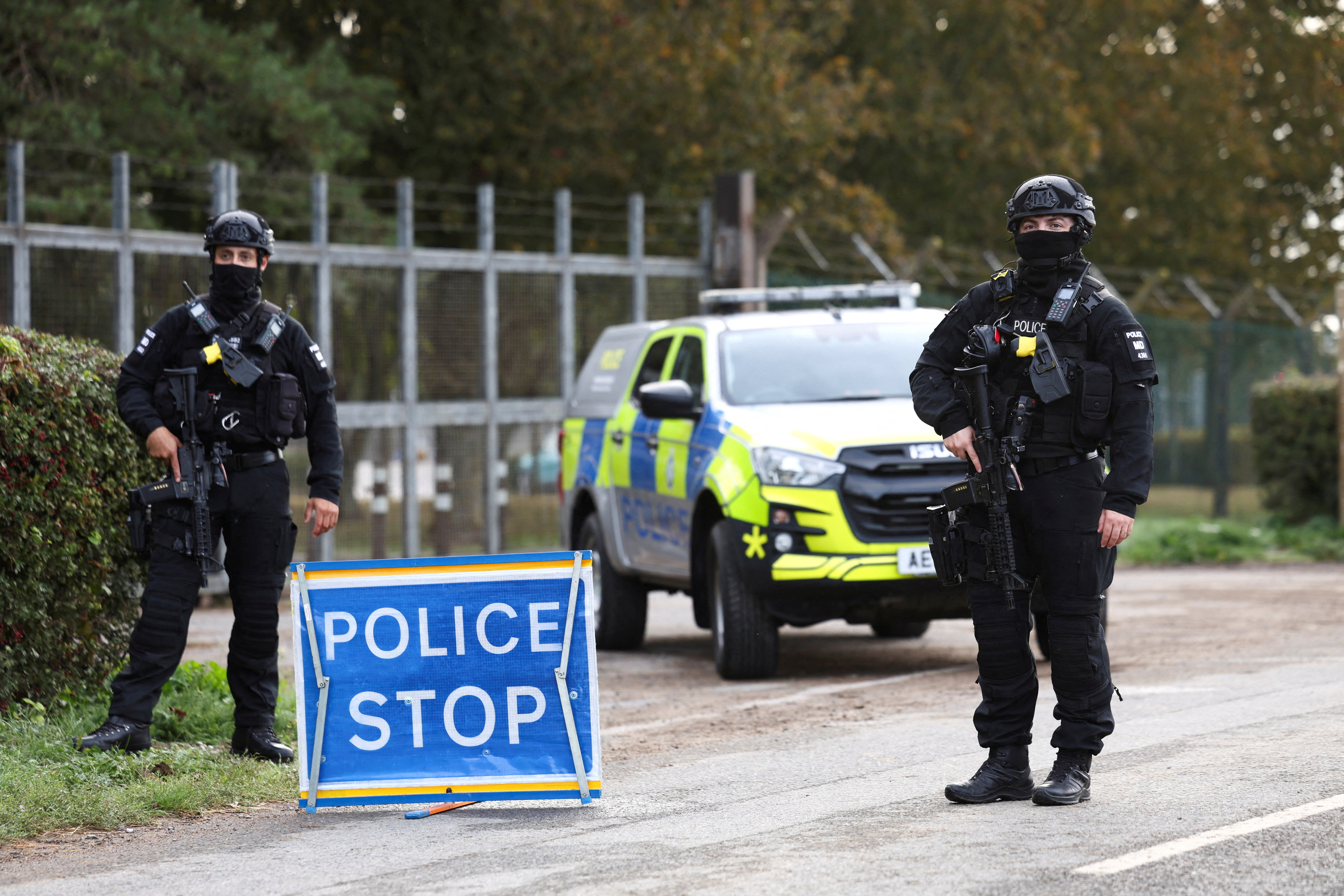 cover Rubio, asked about US bombers leaving UK, says no direct link with suspected plot