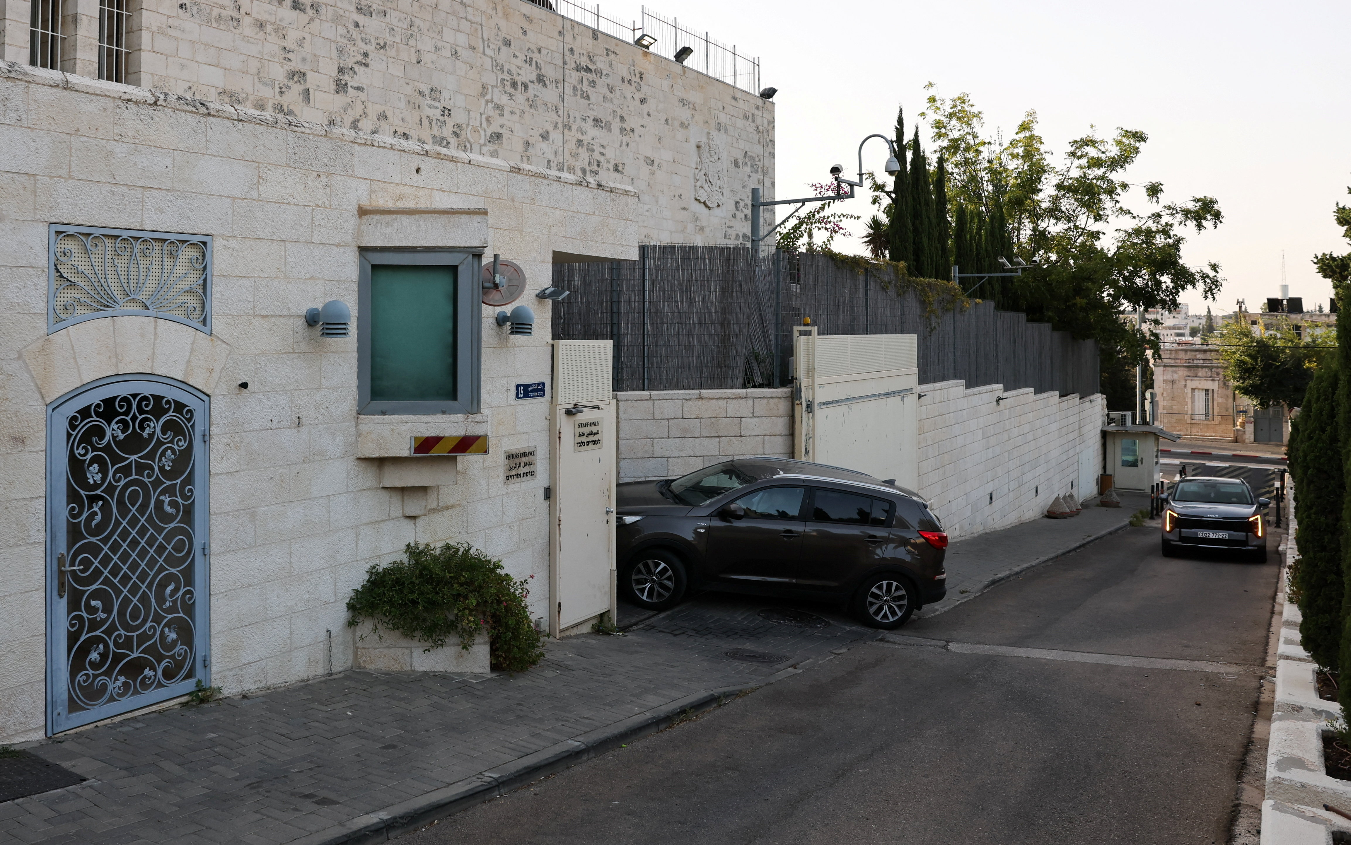 cover Britain removes consulate signs as Israel orders East Jerusalem closure