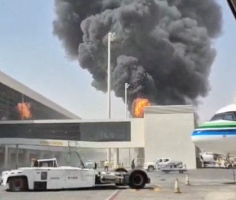 image Three Saudi nationals killed in attacks on Riyadh airport, aviation authority says
