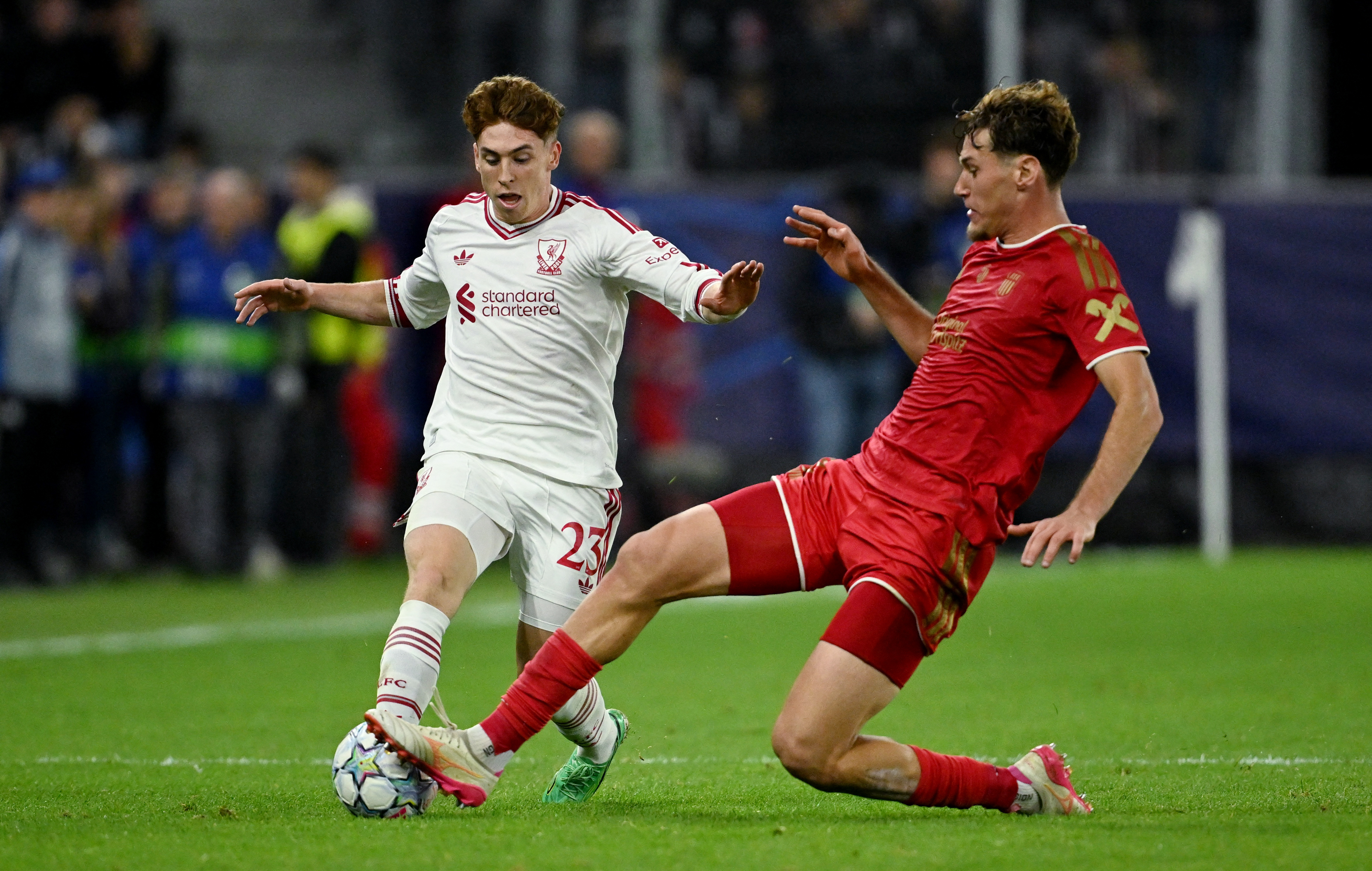 image Liverpool beat LASK 6-3