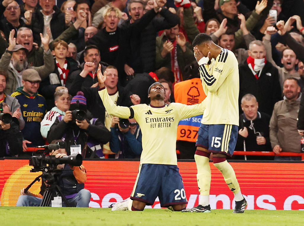 image Arsenal edge Forest with late goal
