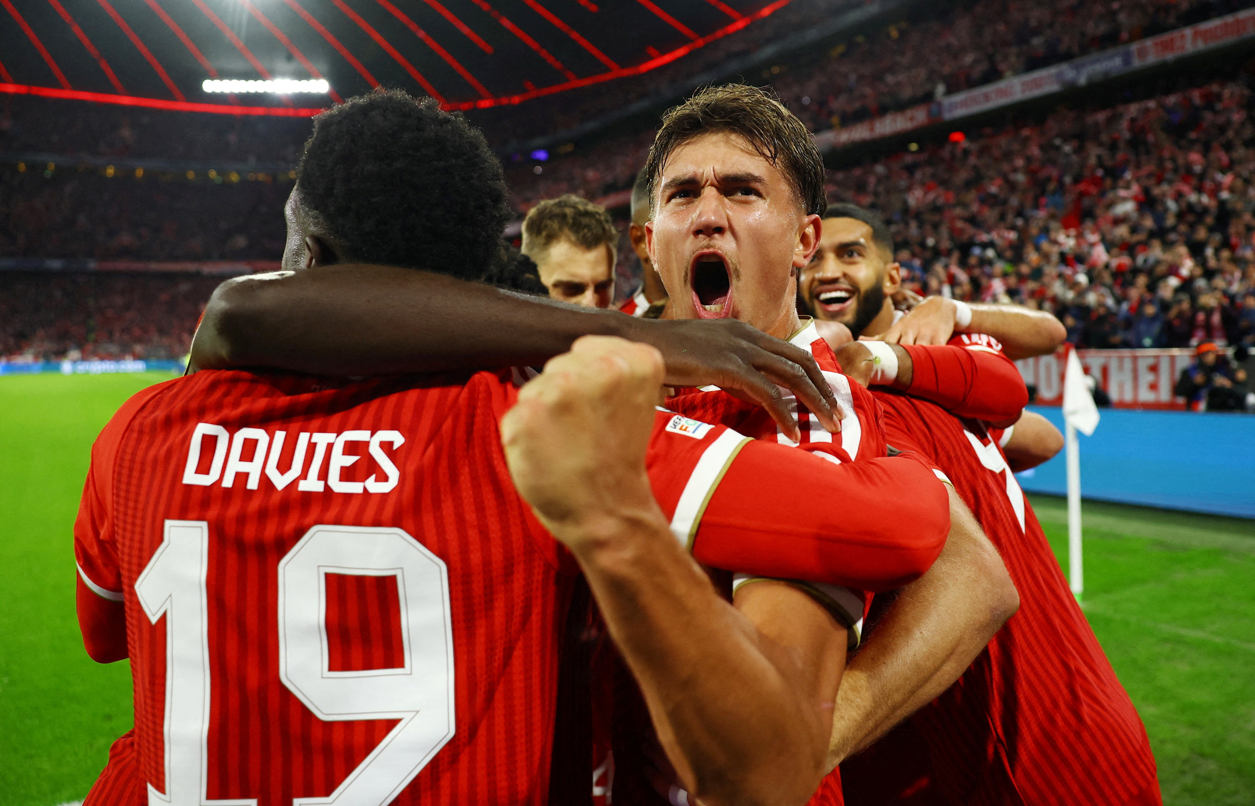 cover Rice rescues Arsenal at Bayern as Real Madrid hit four