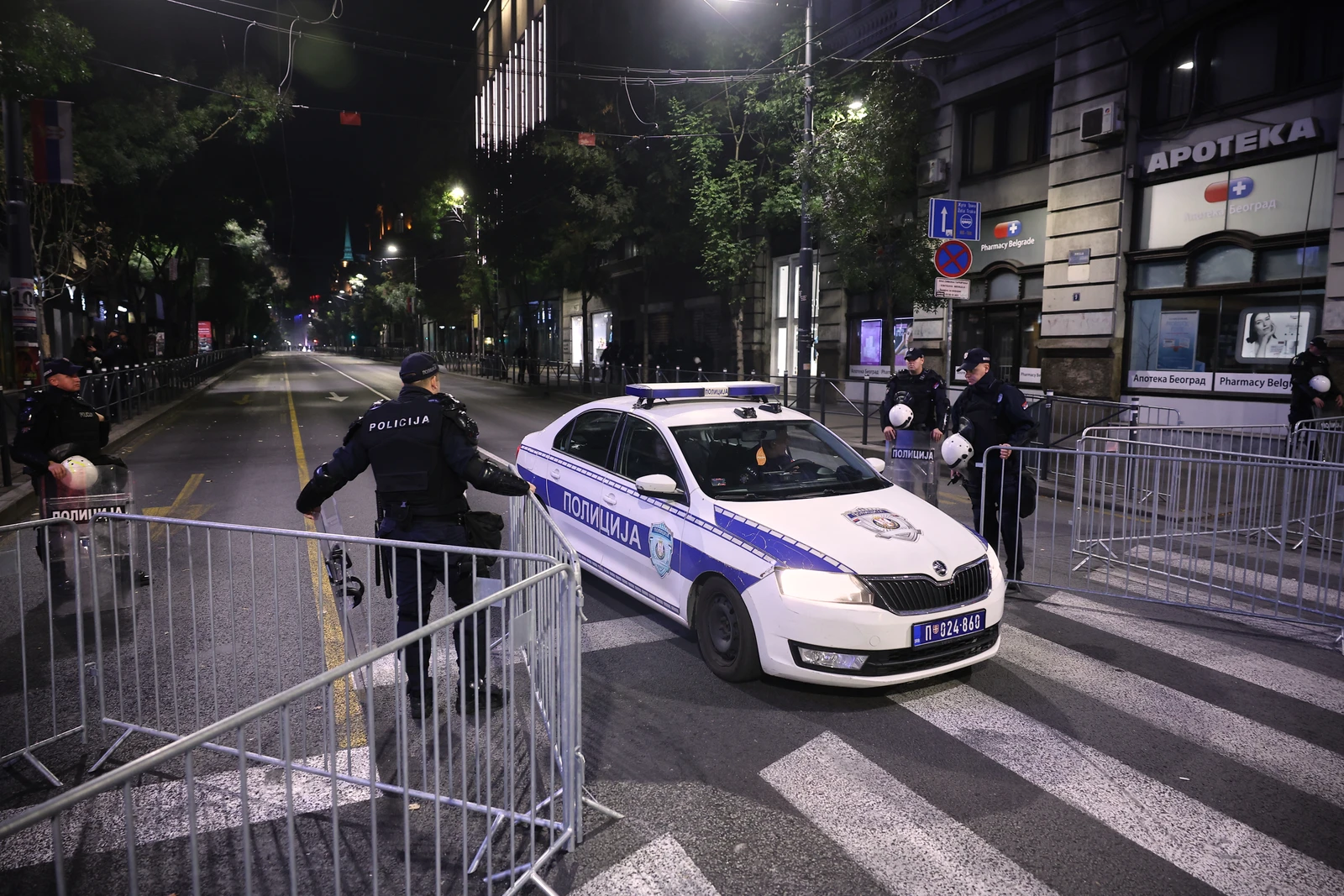 cover Serbian police shoot dead &#8216;teenage terrorist&#8217; outside Israeli embassy in Belgrade