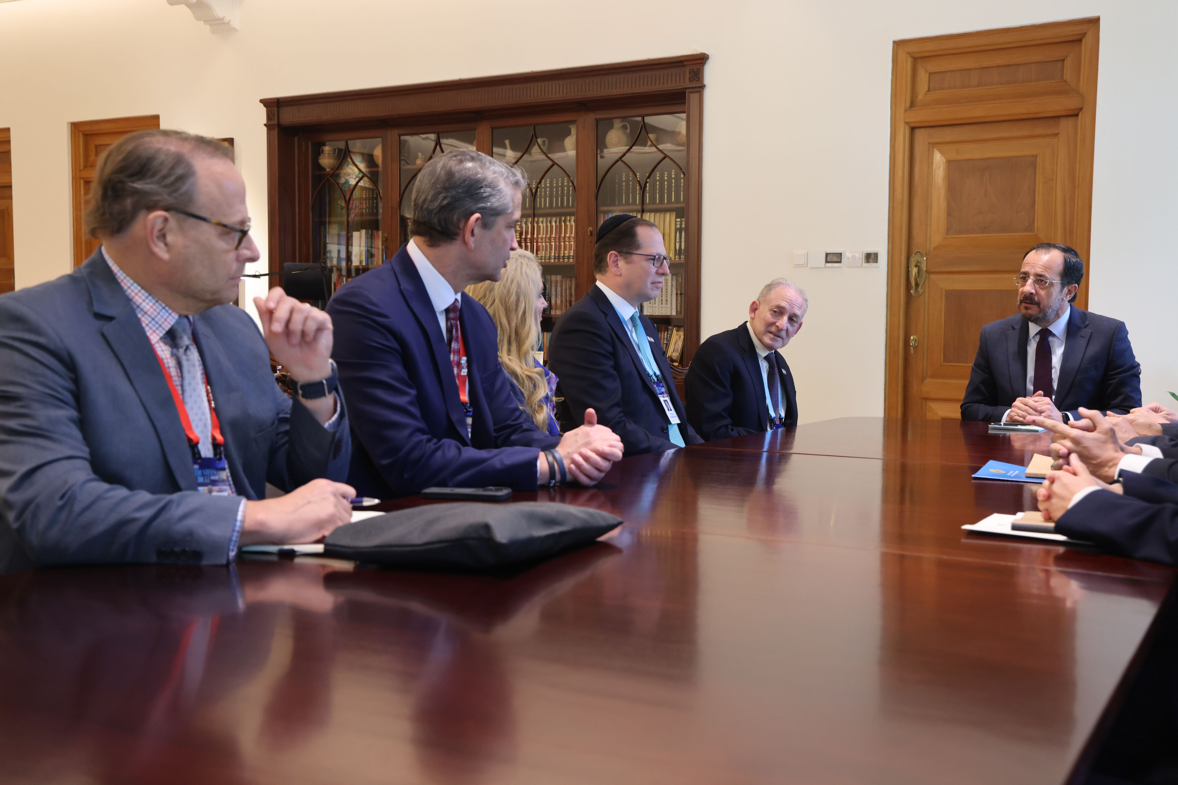 Christodoulides hosts pro-Israel Aipac lobby