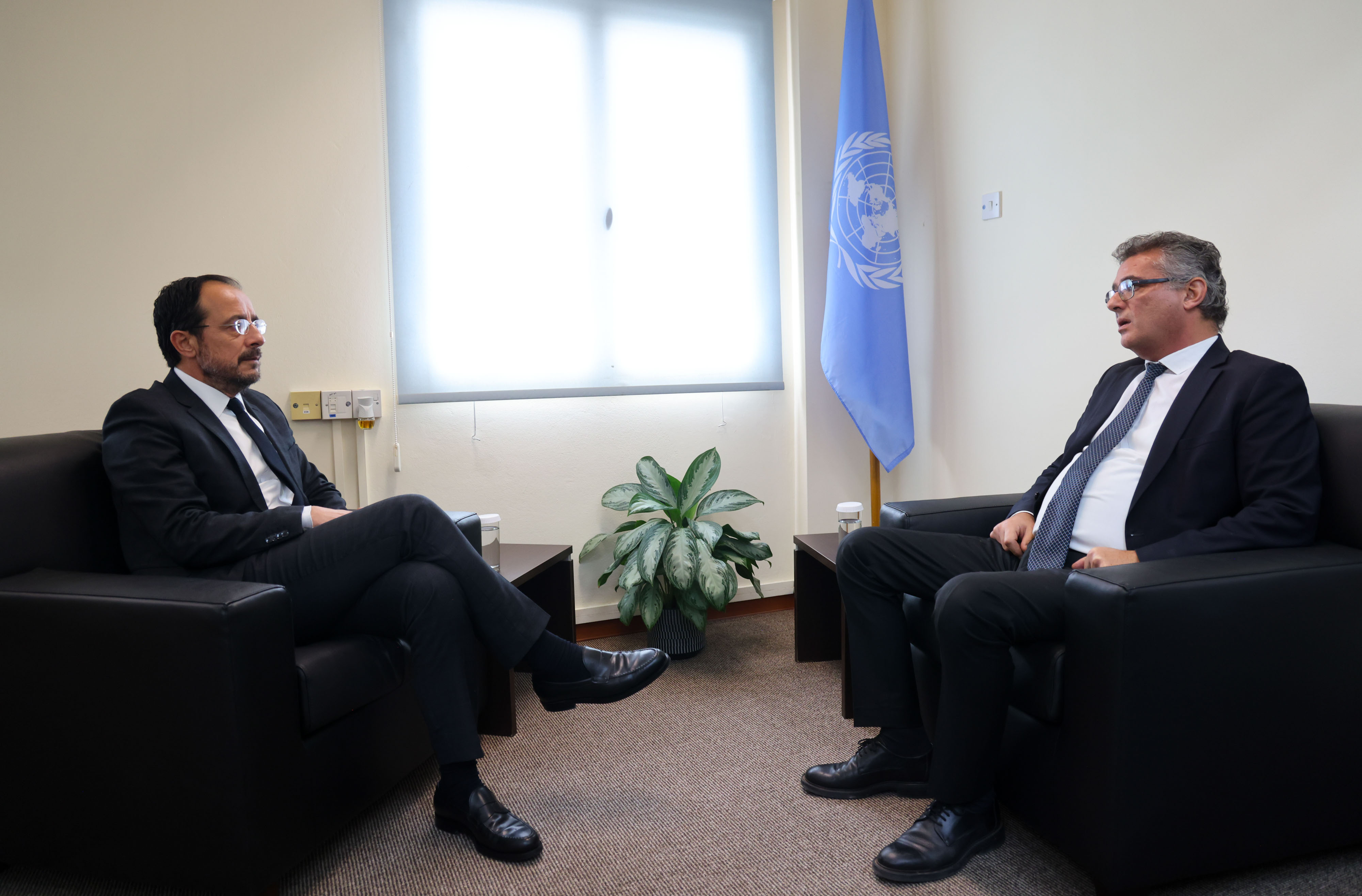 cover Christodoulides and Erhurman to meet again next week ahead of UN envoy’s visit