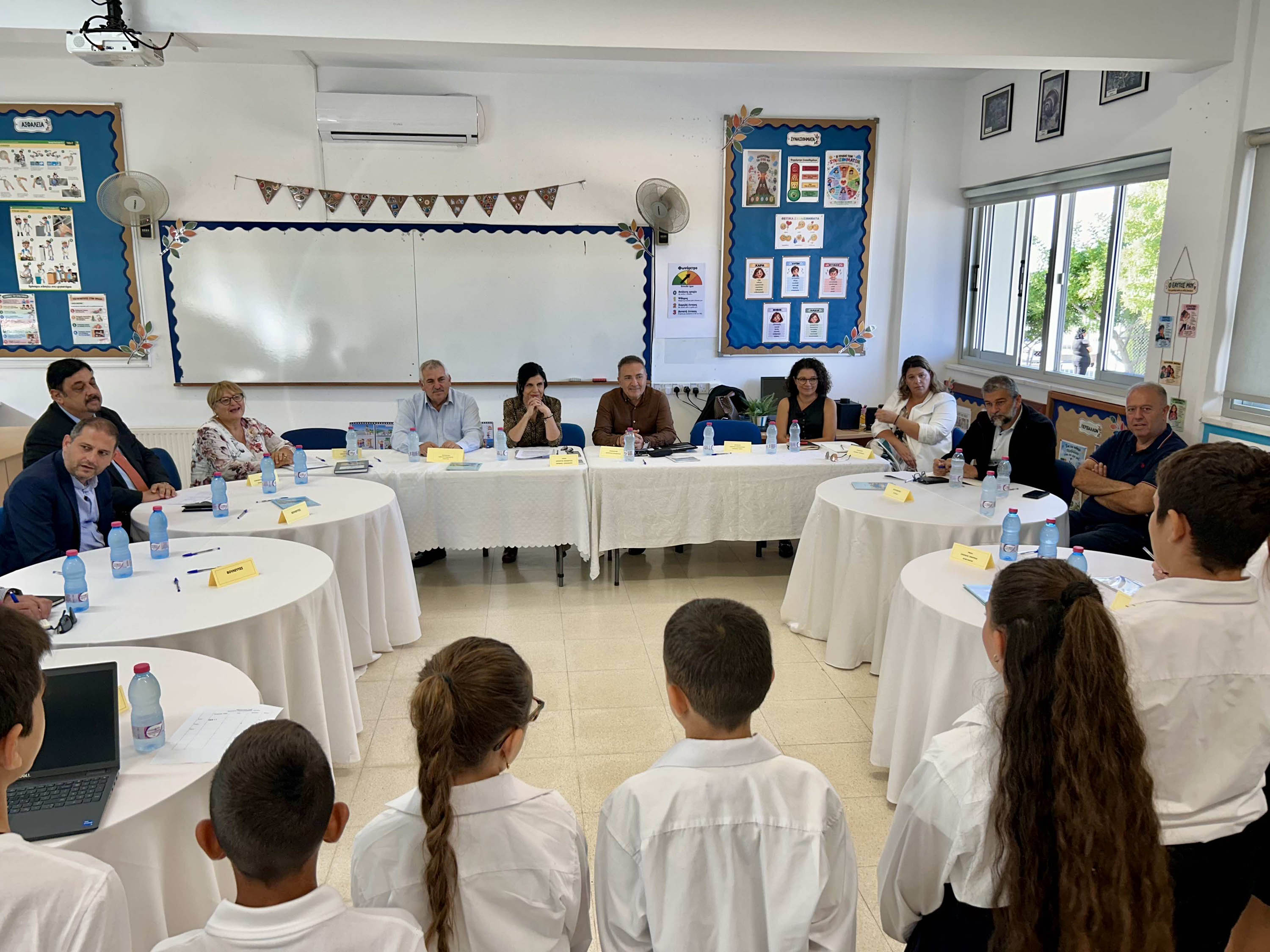 cover Education committee examines school problems in Famagusta district