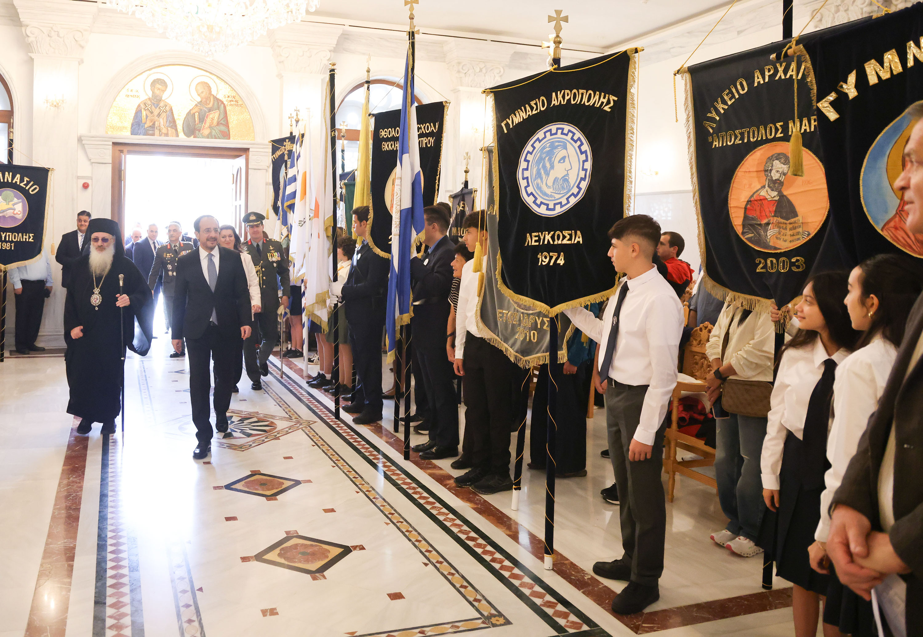 Cyprus marks Ochi Day with parades as political parties call for unity and freedom