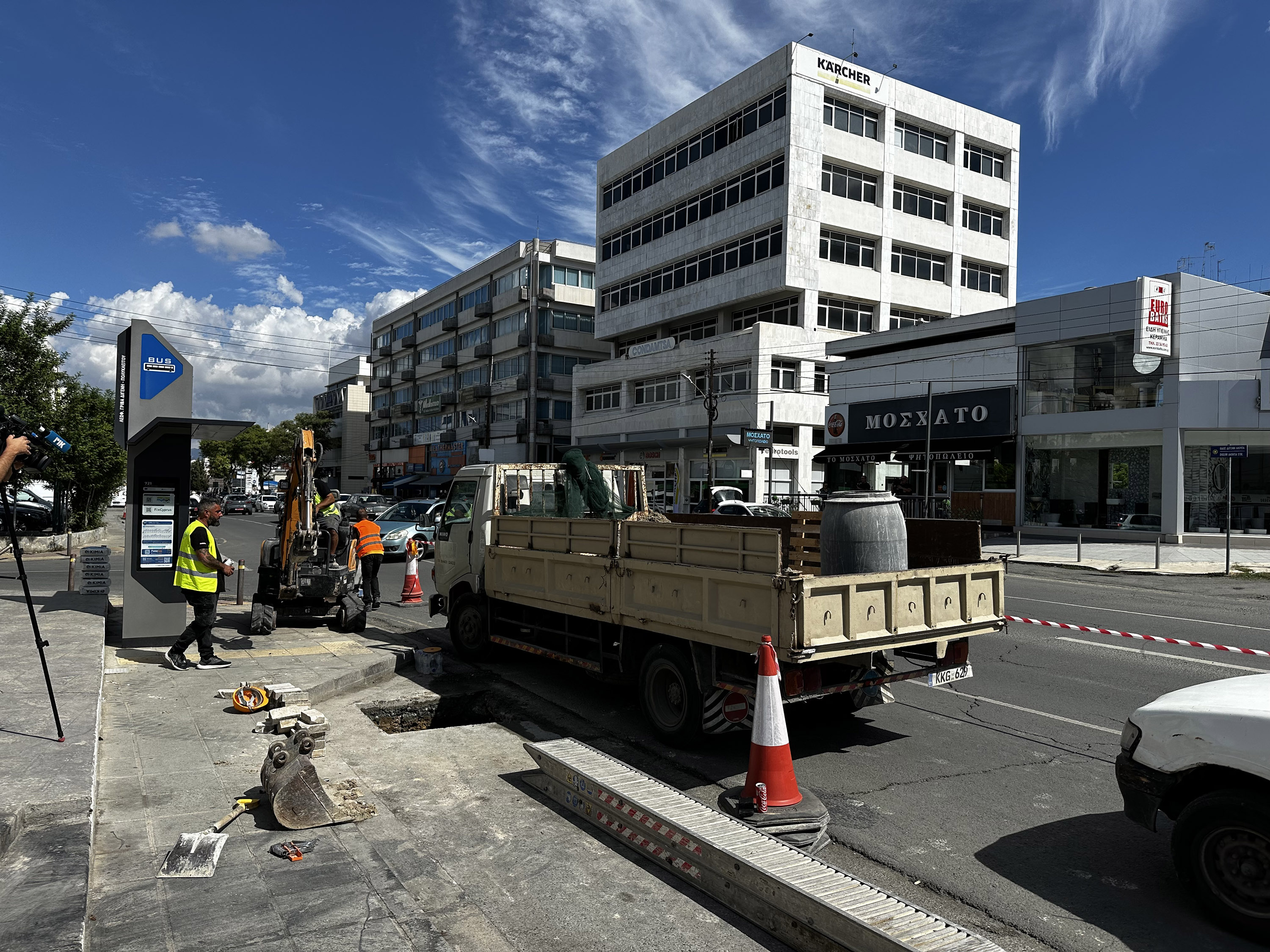 cover Construction works on Digeni Akrita to last over six months