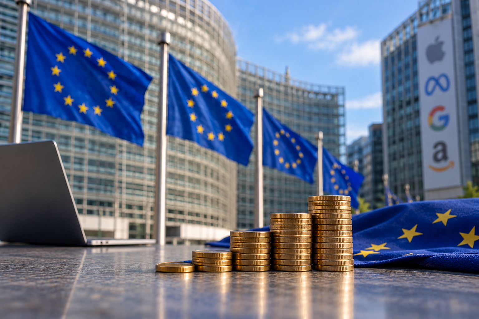 cover EU weighs broader corporate tax to capture US tech revenues