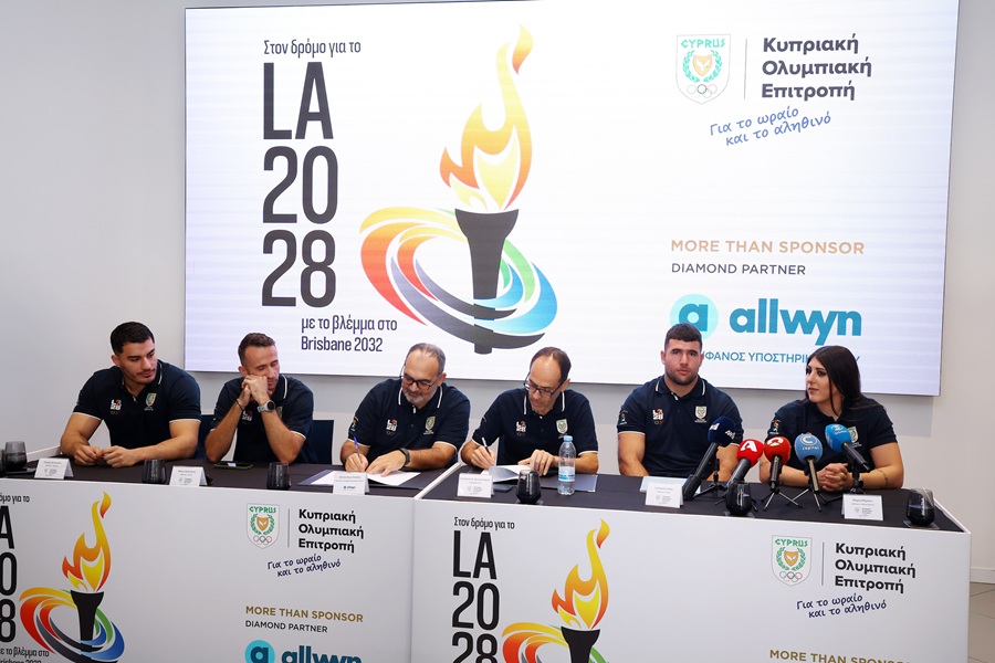 Allwyn, Cyprus Olympic Committee renew joint support for athletes targeting 2028, 2032 Games