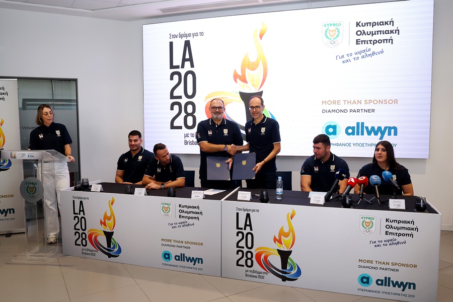 Allwyn, Cyprus Olympic Committee renew joint support for athletes targeting 2028, 2032 Games