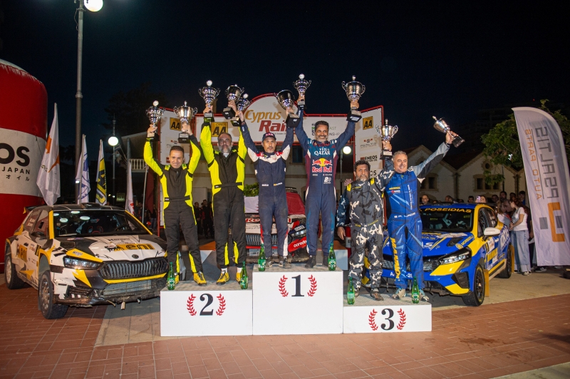 image Petrolina Racing Team on the Podium at Cyprus Rally 2026Simos Galatariotis and Antonis Ioannou secure second place overall