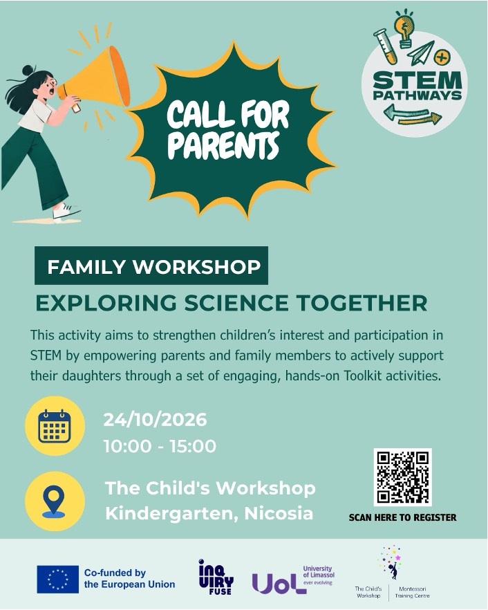 cover &#8216;Exploring Science Together&#8217;: free STEAM family workshop coming to Nicosia