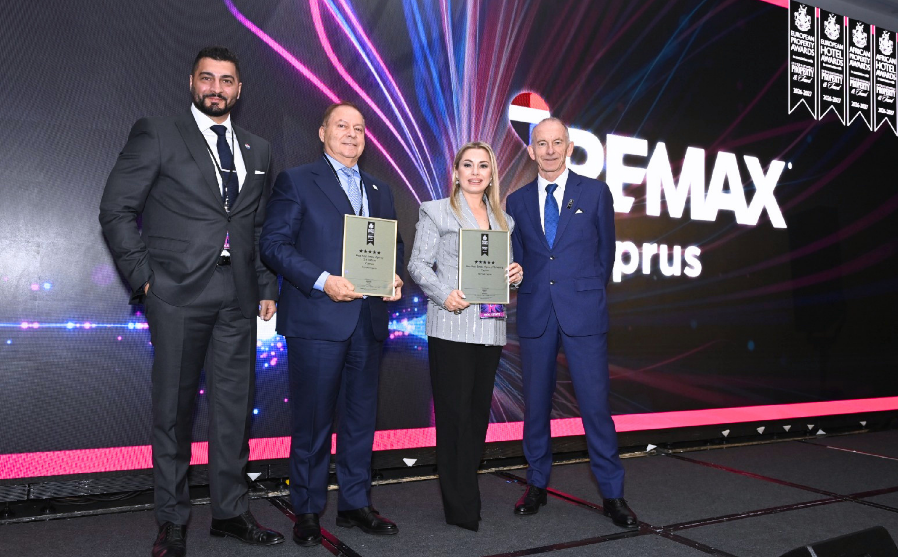 cover RE/MAX Cyprus recognised among the Best Real Estate Agencies in Europe at the European Property Awards 2026–2027