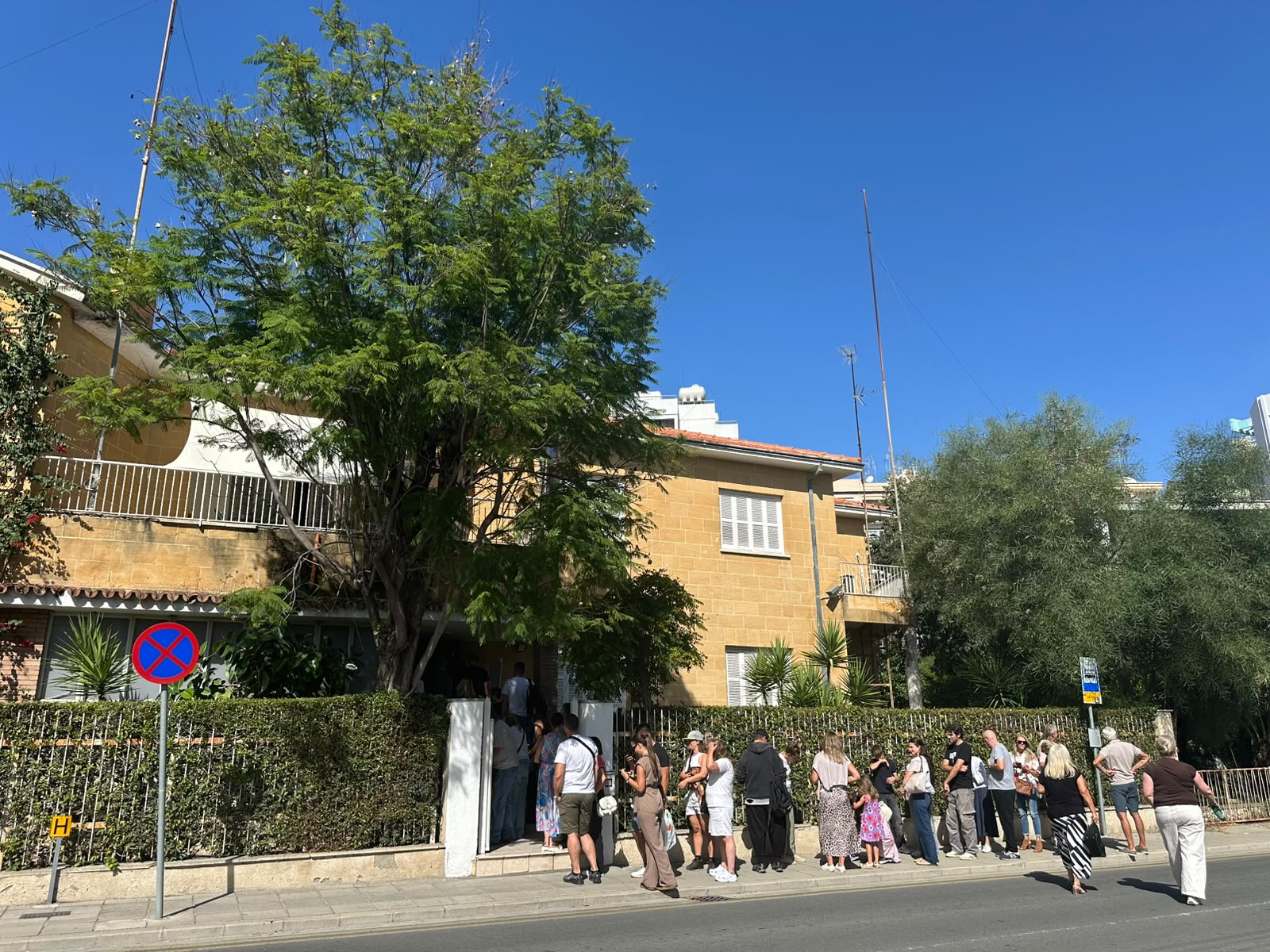 cover Serbian voters turn out in force at Nicosia embassy