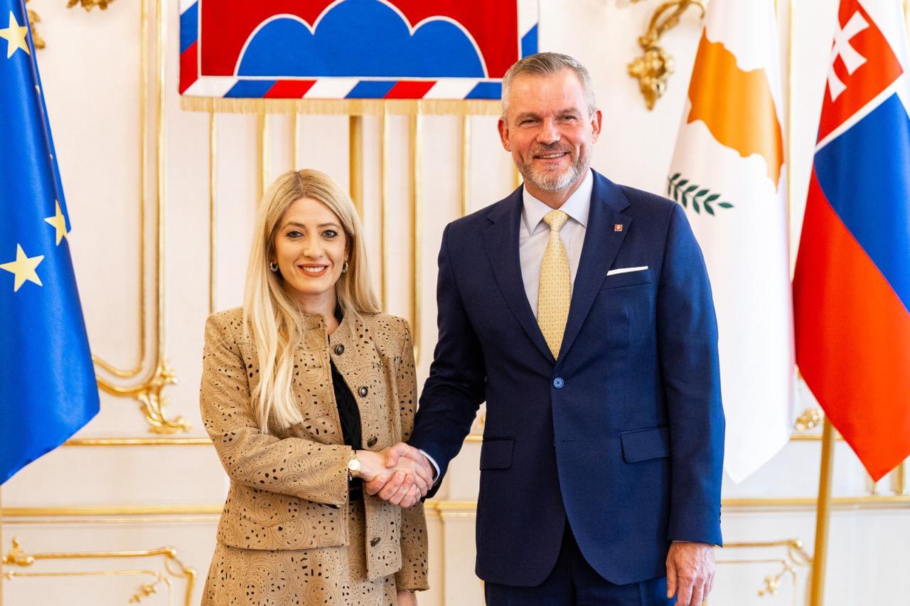 image Annita, Slovakia’s Pellegrini discuss Cyprus problem