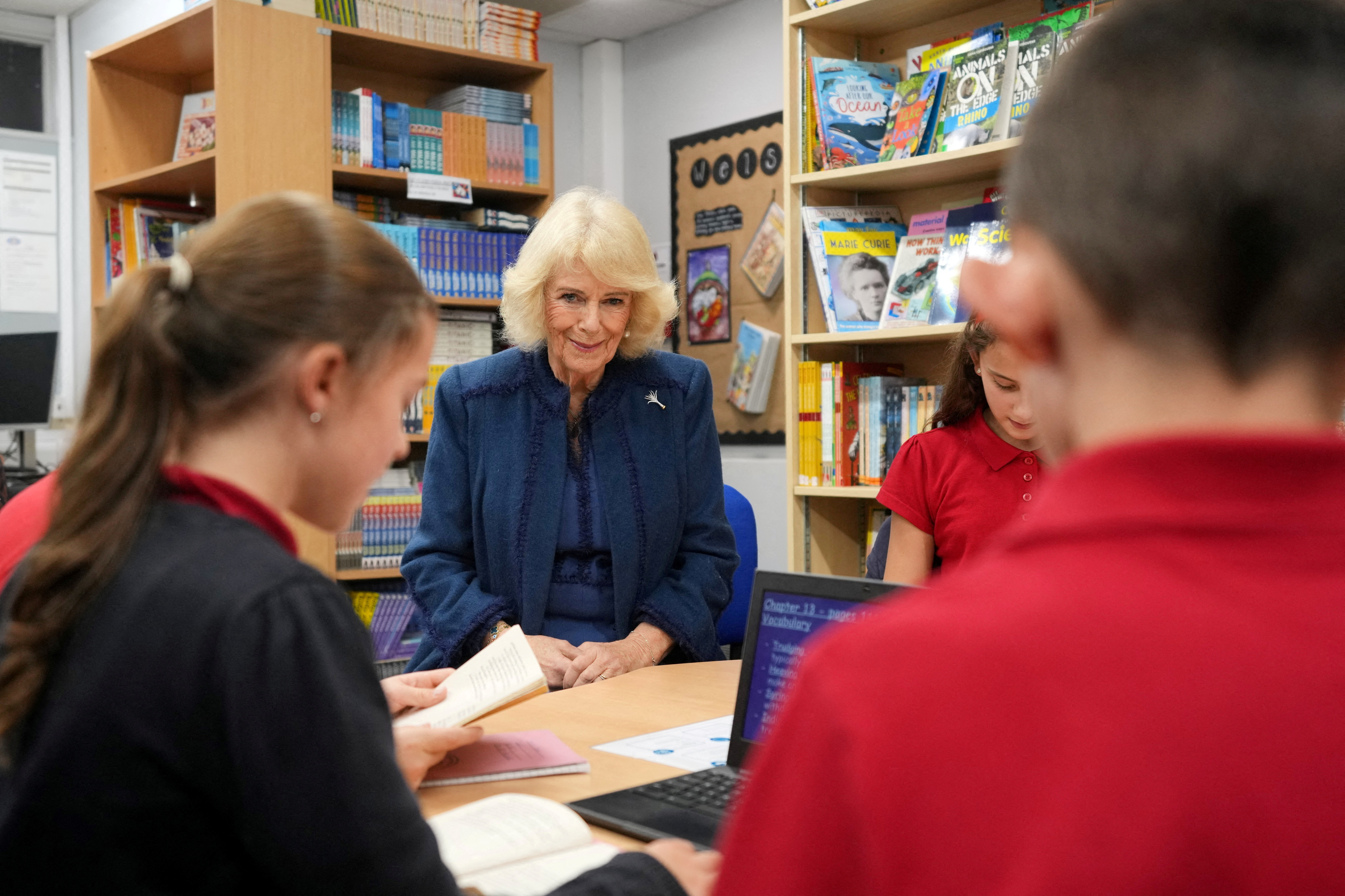 cover Queen Camilla on the joy of reading despite king&#8217;s laughter and her tears