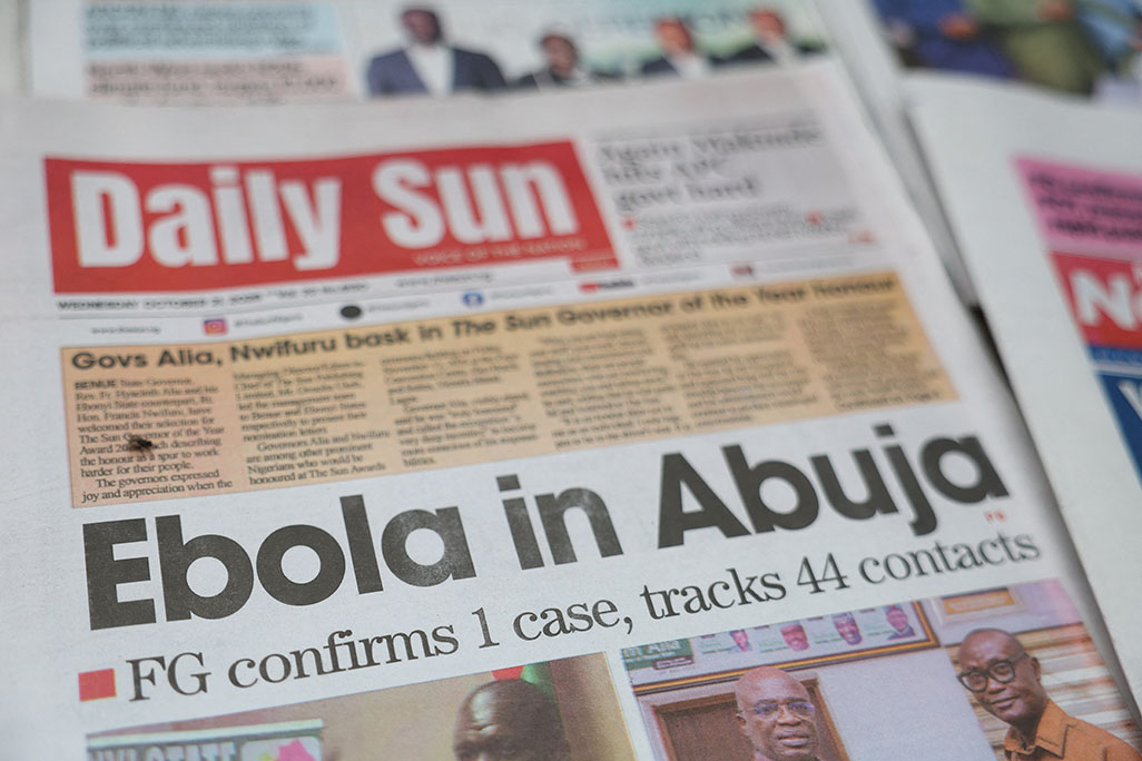 cover Nigeria reports Ebola case, fourth African country affected by outbreak