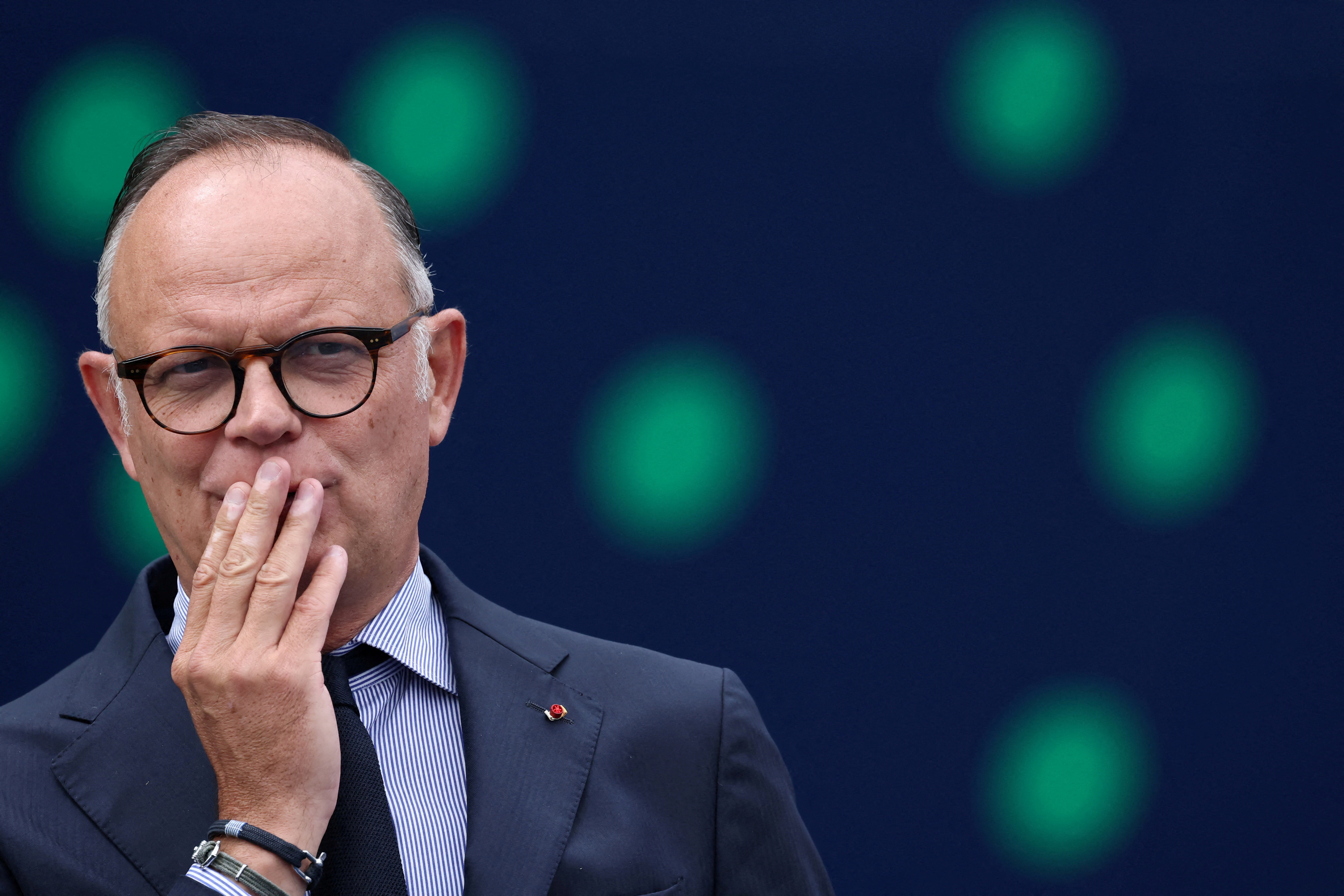 image French centrists divided as Le Pen and Melenchon gain in polls